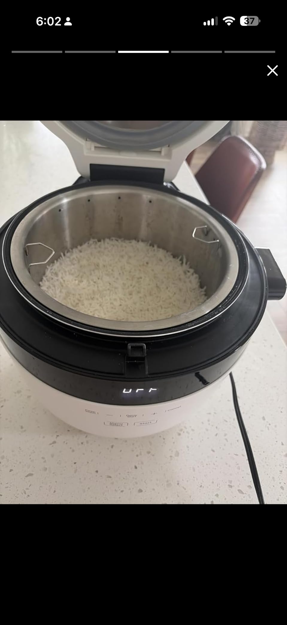 Instant Pot 20-Cup Rice Cooker, Rice and Grain Multi-Cooker with Carb Reducing Technology without Compromising Taste or Texture, From the Makers of Instant Pot, Includes 8 Cooking Presets customer photo 2