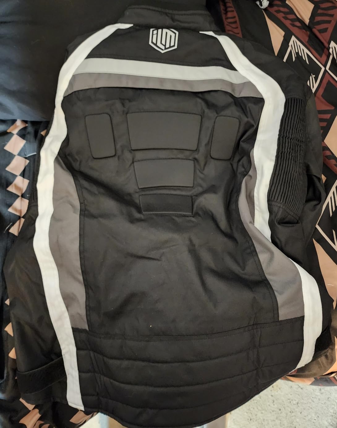 ILM Motorcycle Jacket with CE Armor for Men Water Resistant B02 | Enduro Touring Dualsport Riding, Textile All-weather, Reflective Strips customer photo 1