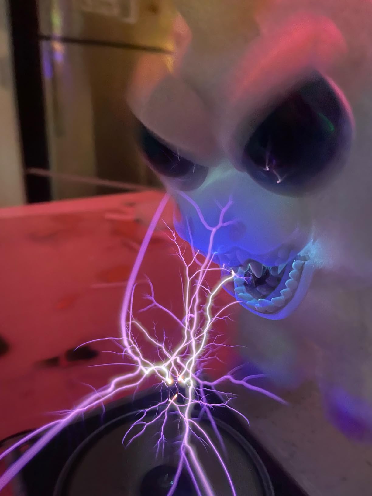 Music Solid State Tesla Coil Artificial Lightning Arc Plasma Loudspeaker Experiment Science Desktop Toy Model customer photo 1