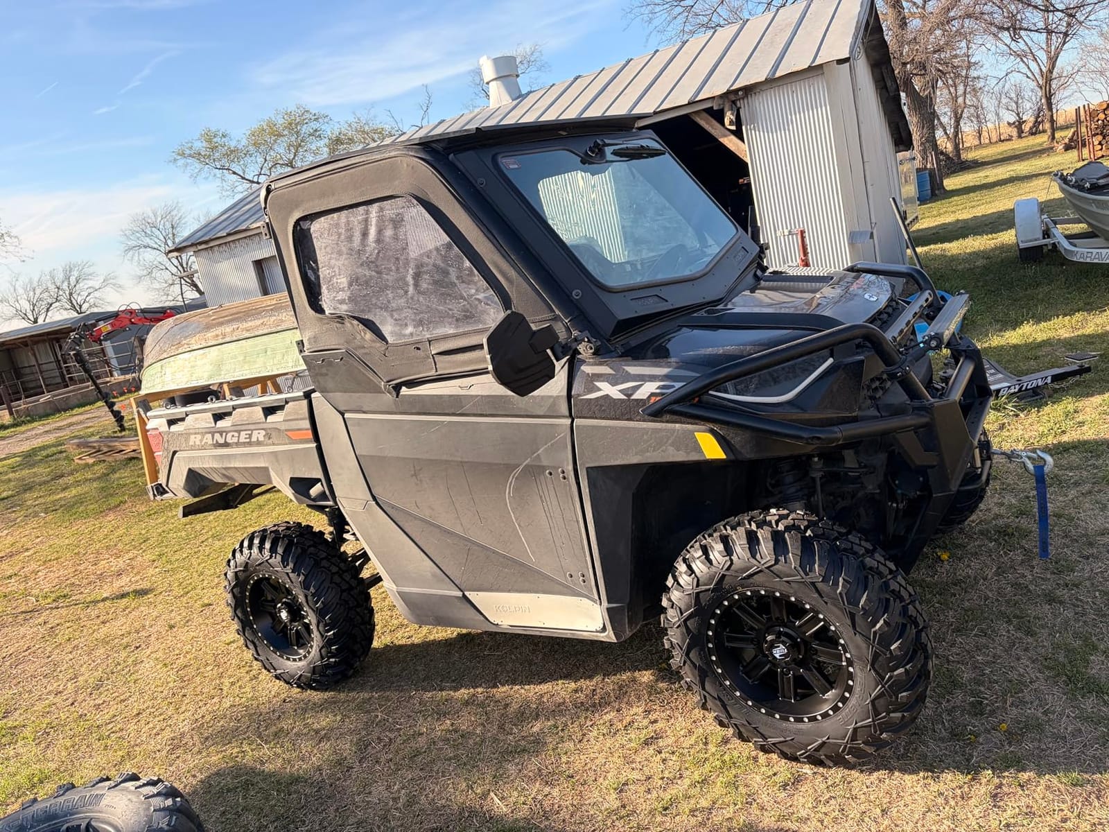 Tusk Racing Four 28x10-14 TERRABITE 8-Ply Radial UTV Tires on CASCADE Wheels - Polaris 4/156 customer photo 2