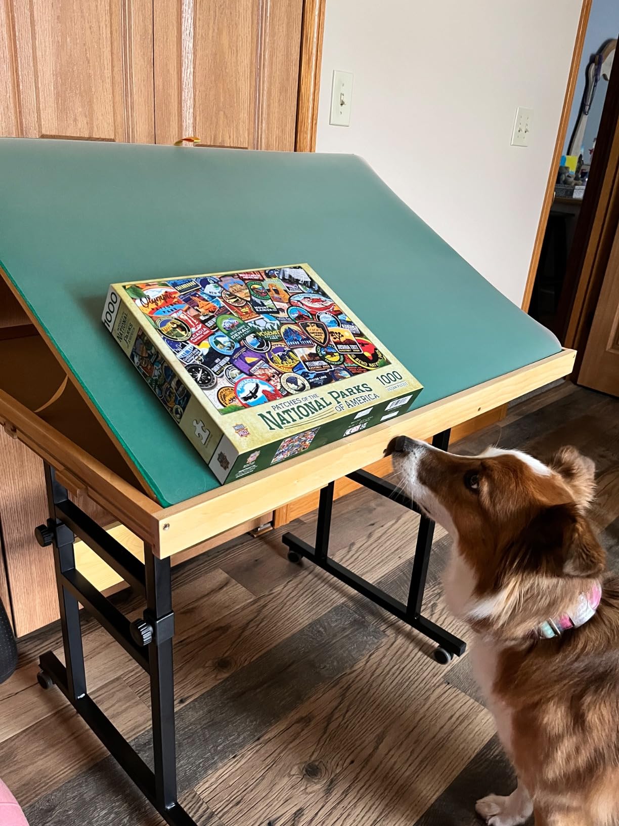 ALL4JIG 1500 Piece Puzzle Table with Legs, 24.53