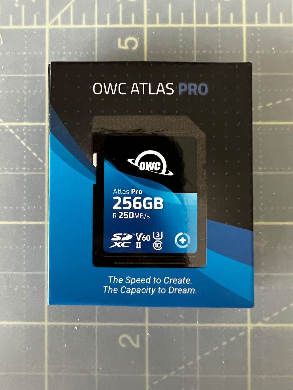 OWC Atlas Pro 128GB SDXC UHS-II V60 Memory Card | 250MB/s Read - 130MB/s Write - Minimum 60MB/s Sustained Write - For RAW photo, 4K video customer photo 1