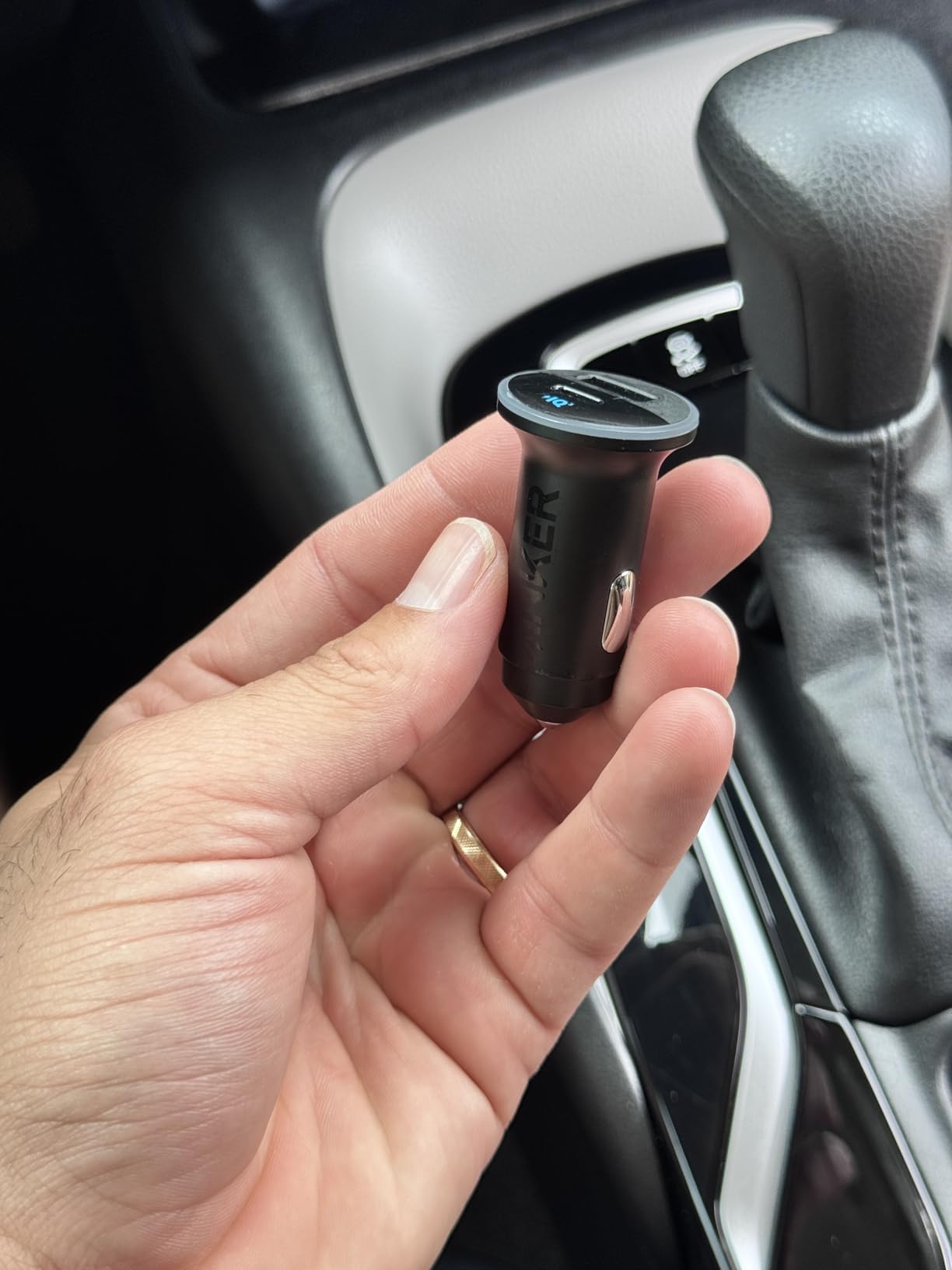 Anker 323 52.5W USB C Car Charger with 30W PowerIQ 3.0 Fast Charging | Cigarette Lighter Adapter, for iPhone 17 / 16 / 15 / 14 / 13 / 12 Series, Galaxy S25 / S24, Pixel, and More customer photo 2