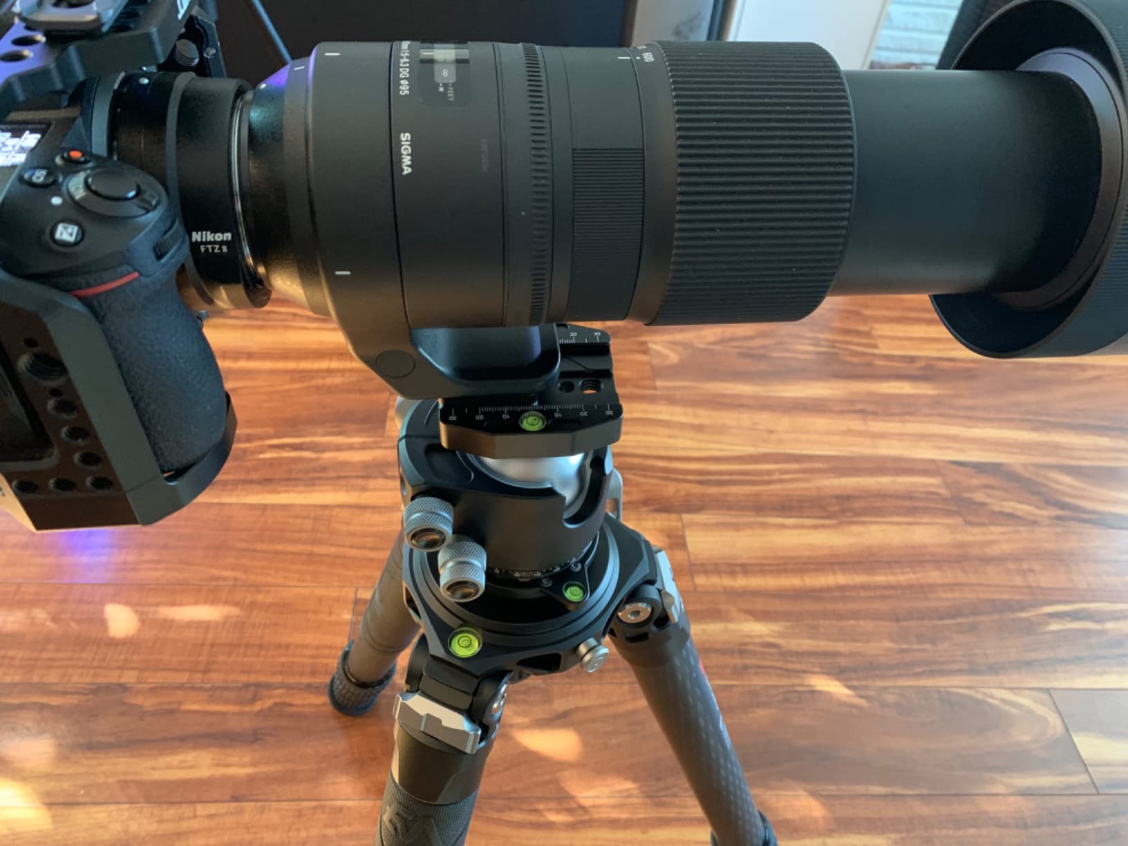 Low Profile Ball Head 55mm Tripod Ball Head Panoramic Tripod Head, CNC All Metal Tripod Camera Head for Tripods, WEYLLAN CH55 with Mlok Rail Arca Swiss Quick Release Plate, Max Load 88lbs/40kg customer photo 1