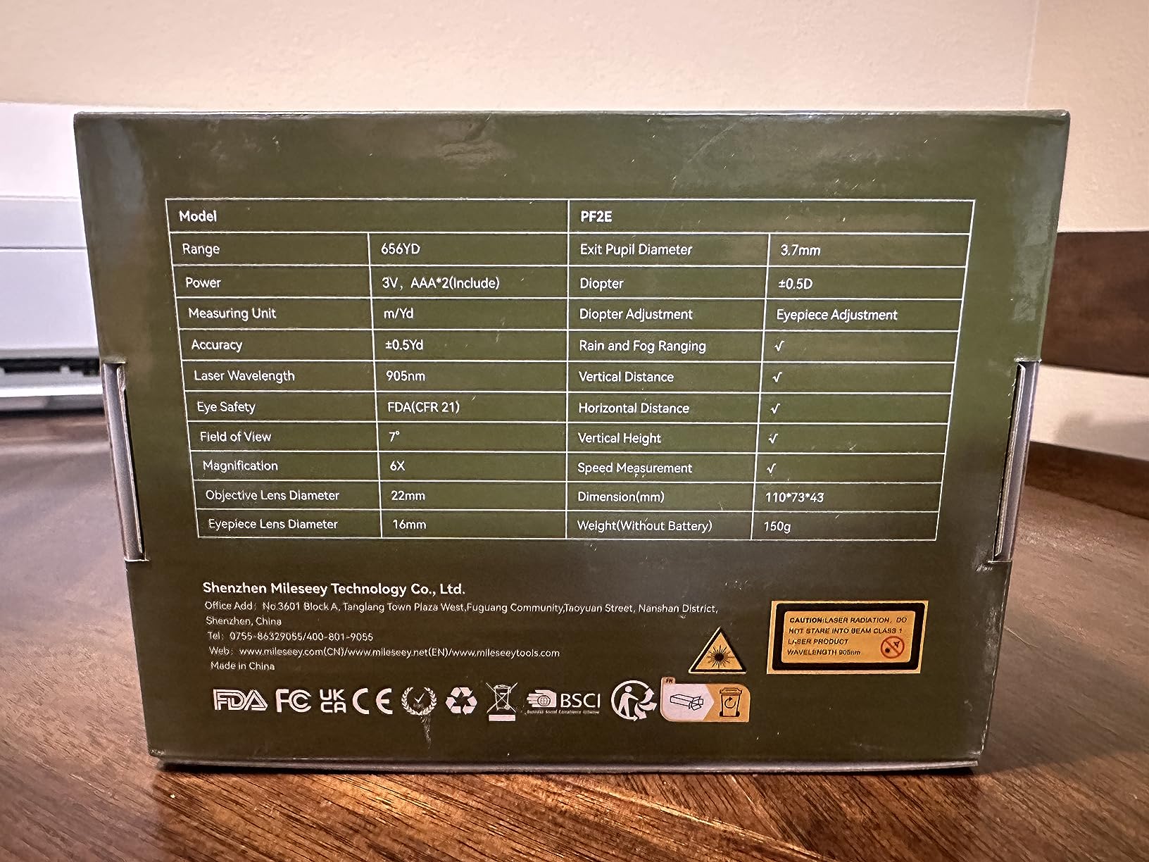 ACPOTEL Precision Hunting Range Finder, ±0.5yd Accuracy, 656/1200Yd Range, 6X Magnification, Rain & Fog Mode, 0.3s Instant Measurement | Lightweight Laser Range Finder for Hunting & Durable customer photo 2