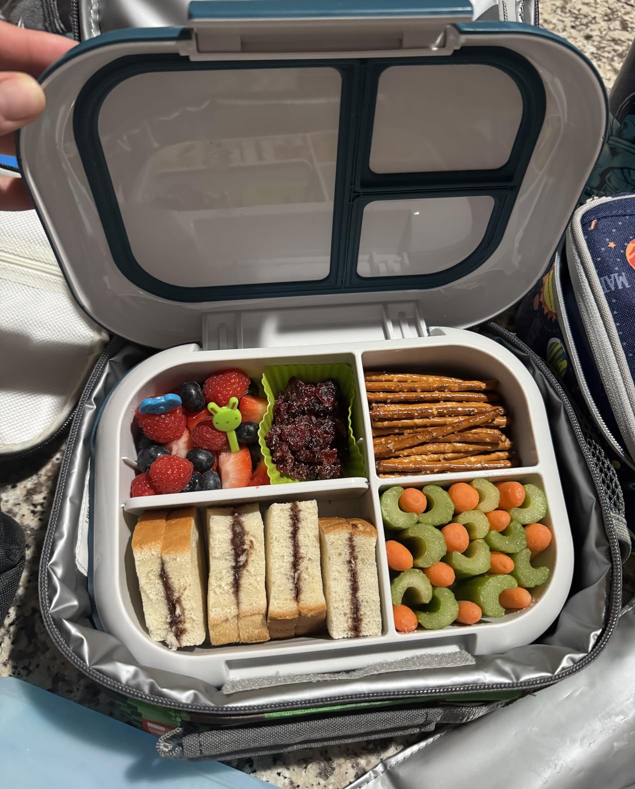 160PCS Food Picks for Kids with Storage Box, Bento Lunch Box Accessories customer photo 1
