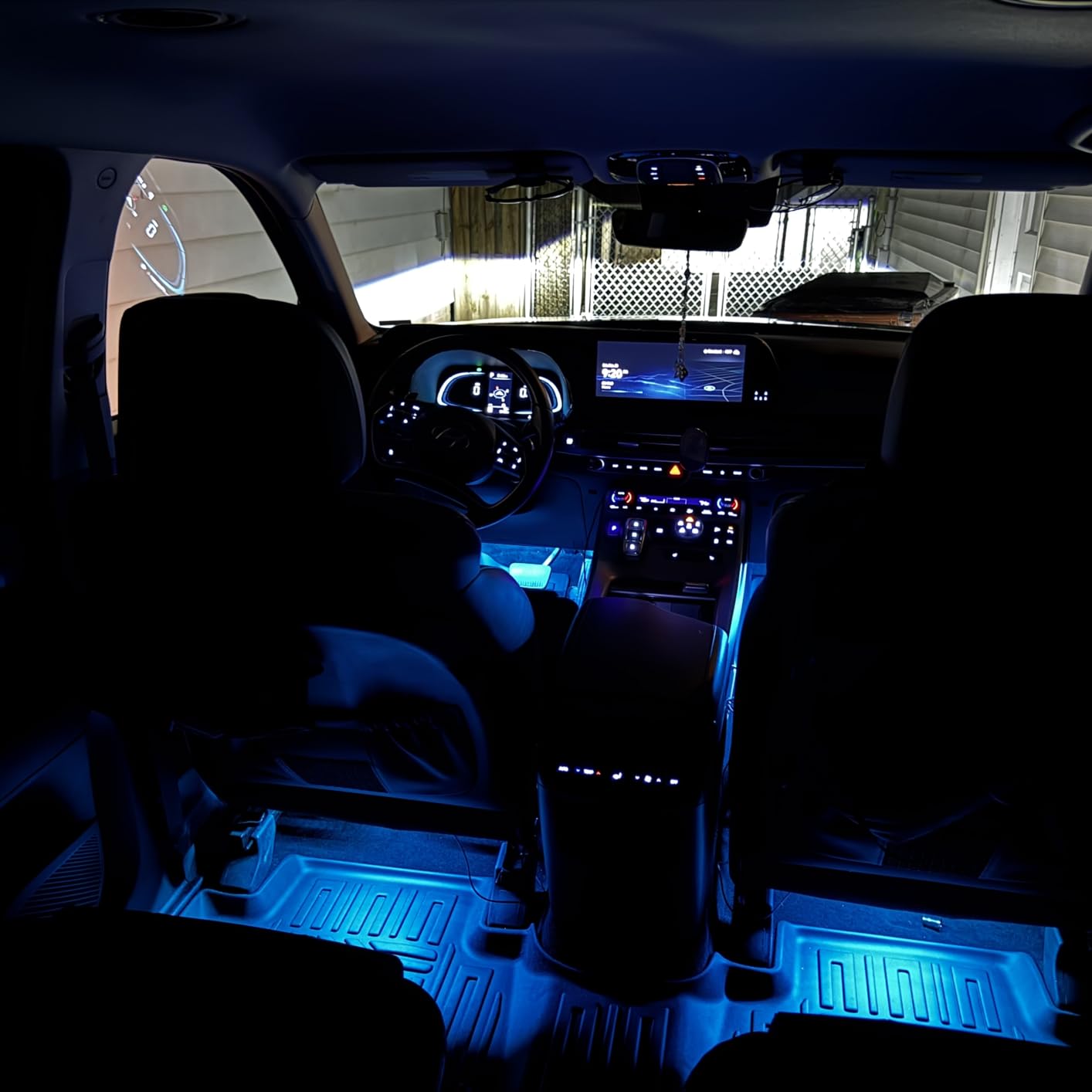 RGB Interior Car Strip Light with Smart APP Control, Led Car Lights Interior | Music Sync Under Dash Footwell Neon Internal Lighting Kit Multicolor, 12V LED Strip Lights for Car, Truck, SUV (1 Set) customer photo 1