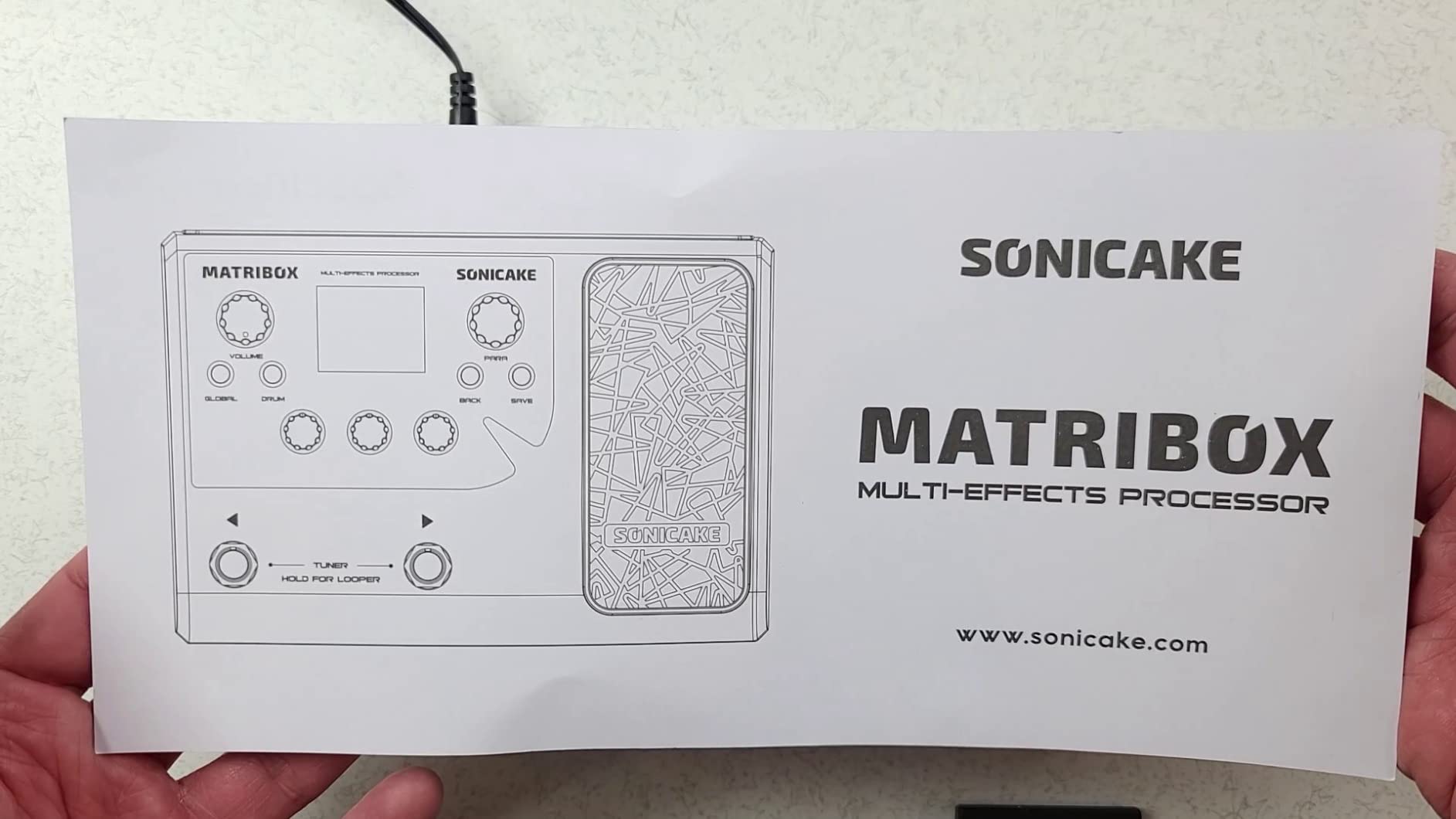 SONICAKE Matribox - Guitar Multi Effects Processor with Expression Pedal customer photo 1