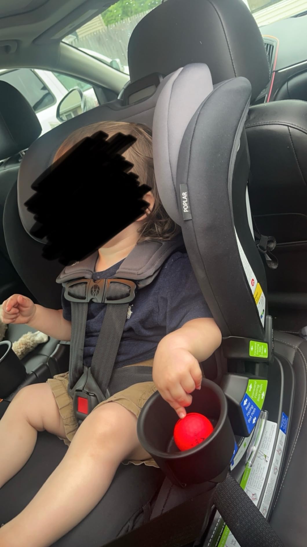 Britax Poplar Convertible Car Seat, 2-in-1 Car Seat with Slim 17-Inch Design, ClickTight Technology, Glacier Graphite customer photo 2