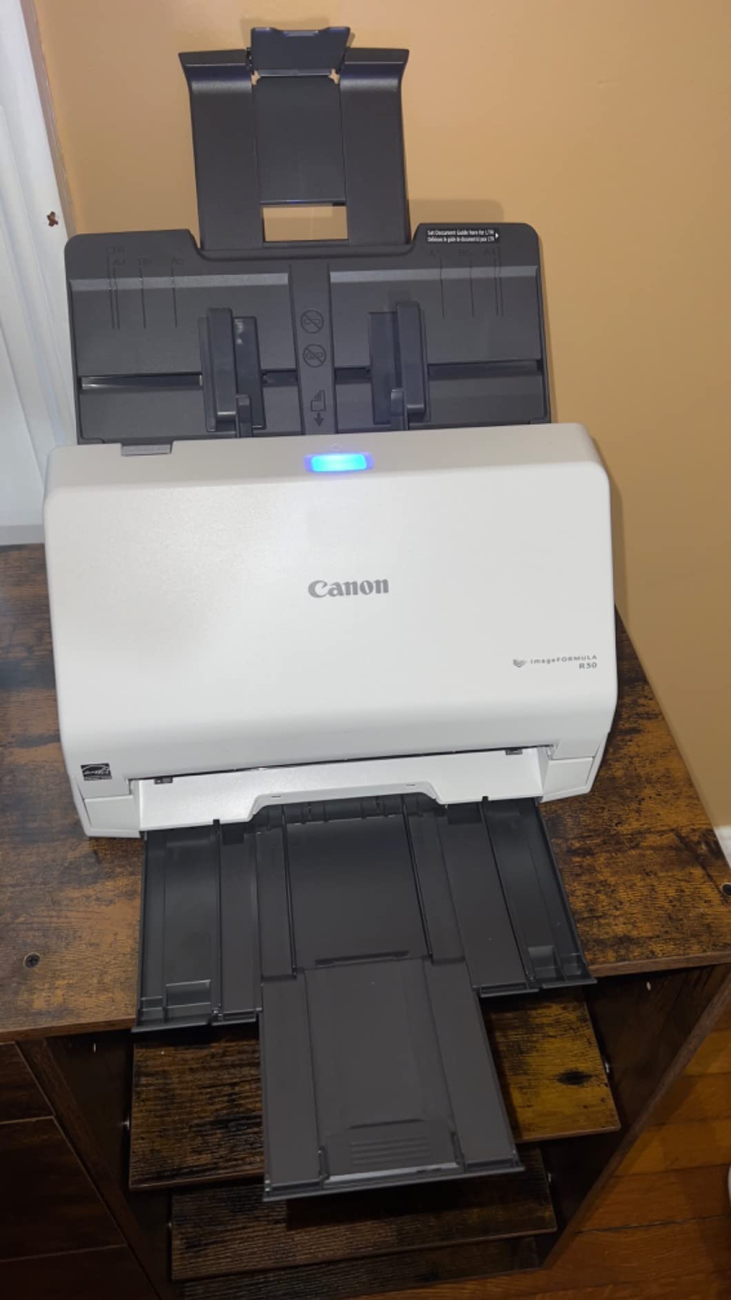 Canon imageFORMULA R30 - Office Document Scanner, Auto Document Feeder, Duplex Scanning, Plug-and-Scan Capability, No Software Installation Required customer photo 1