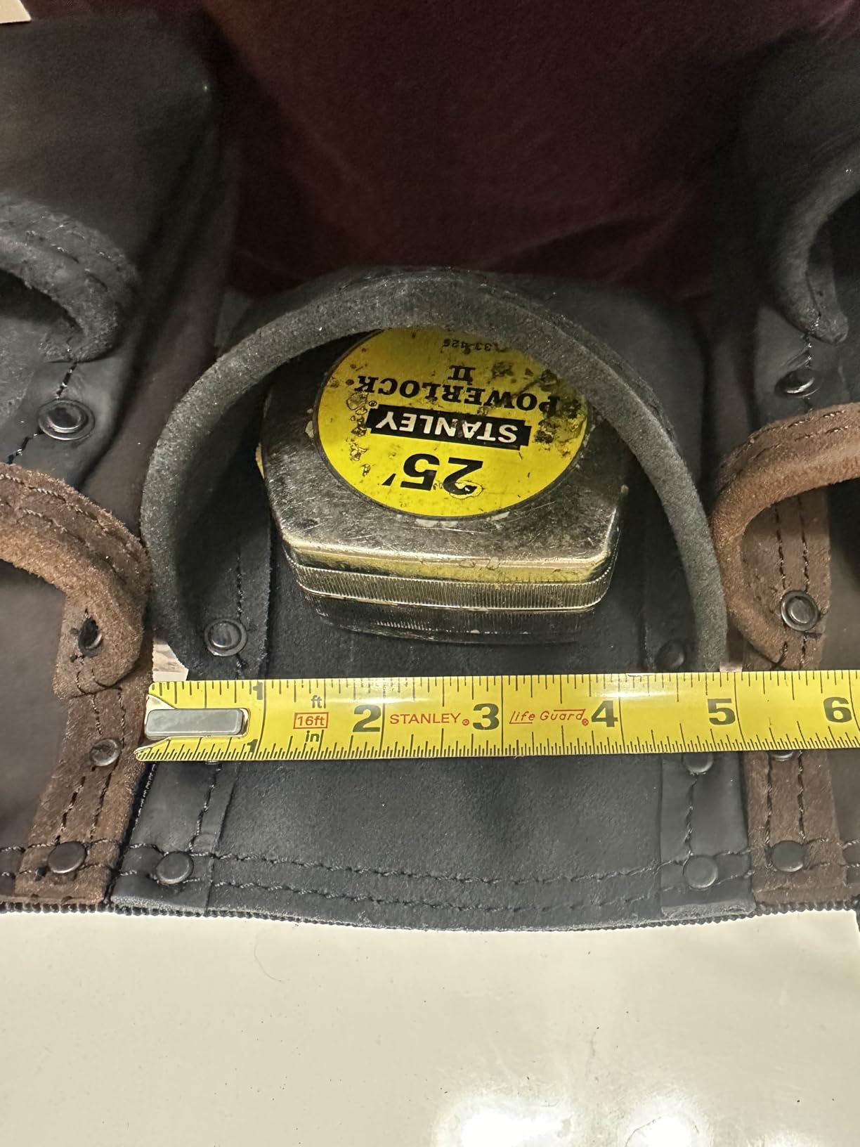 DEWALT Leather Tool Belt, Durable, 11 Pocket Professional Belt (DWST550112) customer photo 1