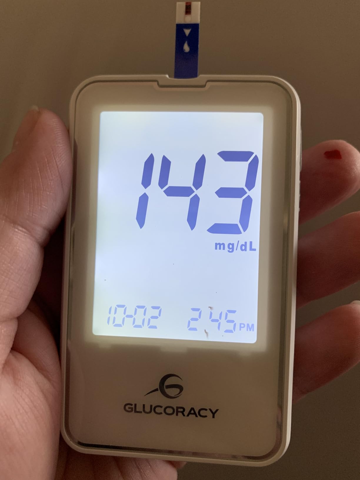 Glucoracy Blood Glucose Monitor Kit, 100 Blood Sugar Test Strips, No Coding customer photo 2
