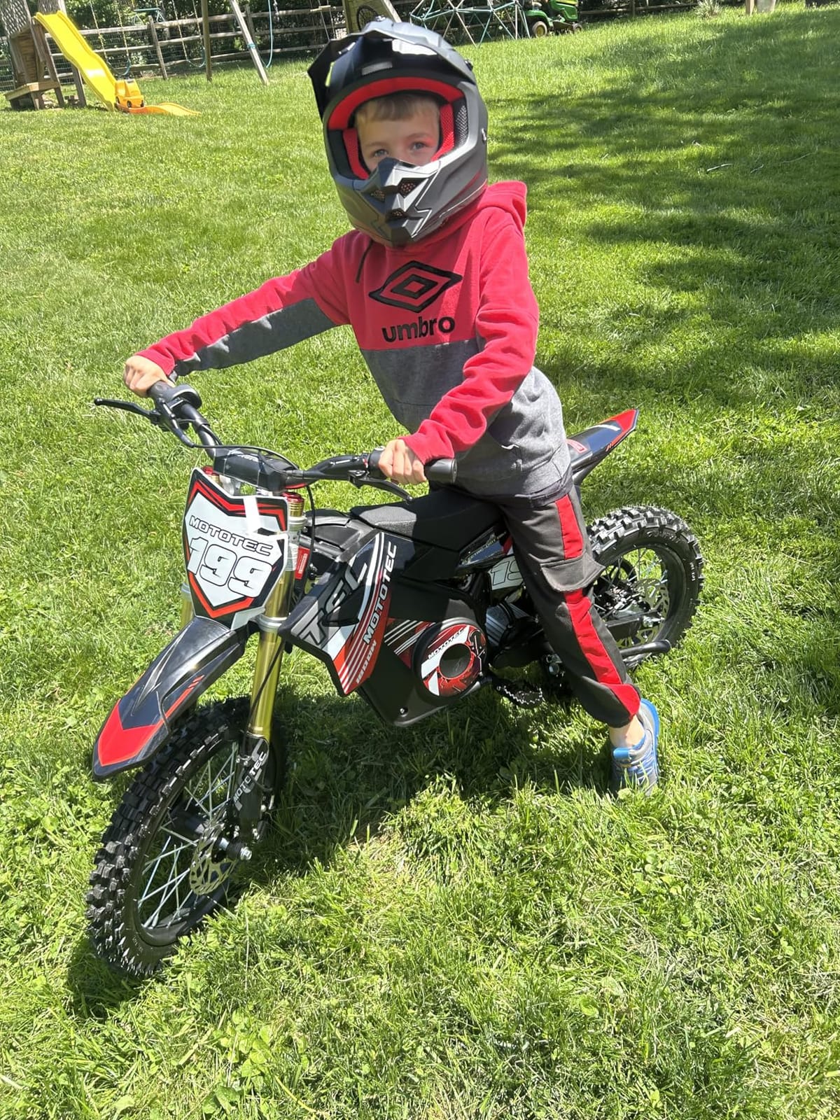 ILM Youth ATV Helmet Kids Dirt Bike DOT ECE Z705, Full Face Motocross Set | Includes mask goggles gloves storage bag, ultra-light design, BMX, Off Road, Motorbike, Go Kart, Casco, UTV, Ebike customer photo 1