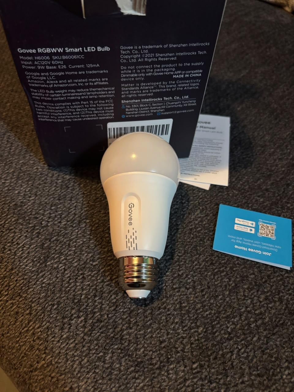 Govee LED Smart Light Bulbs, 1000LM RGBWW A19 75W E26 Base 4 Pack | Color Changing Light Bulb, Work with Matter Alexa and Google Assistant customer photo 2