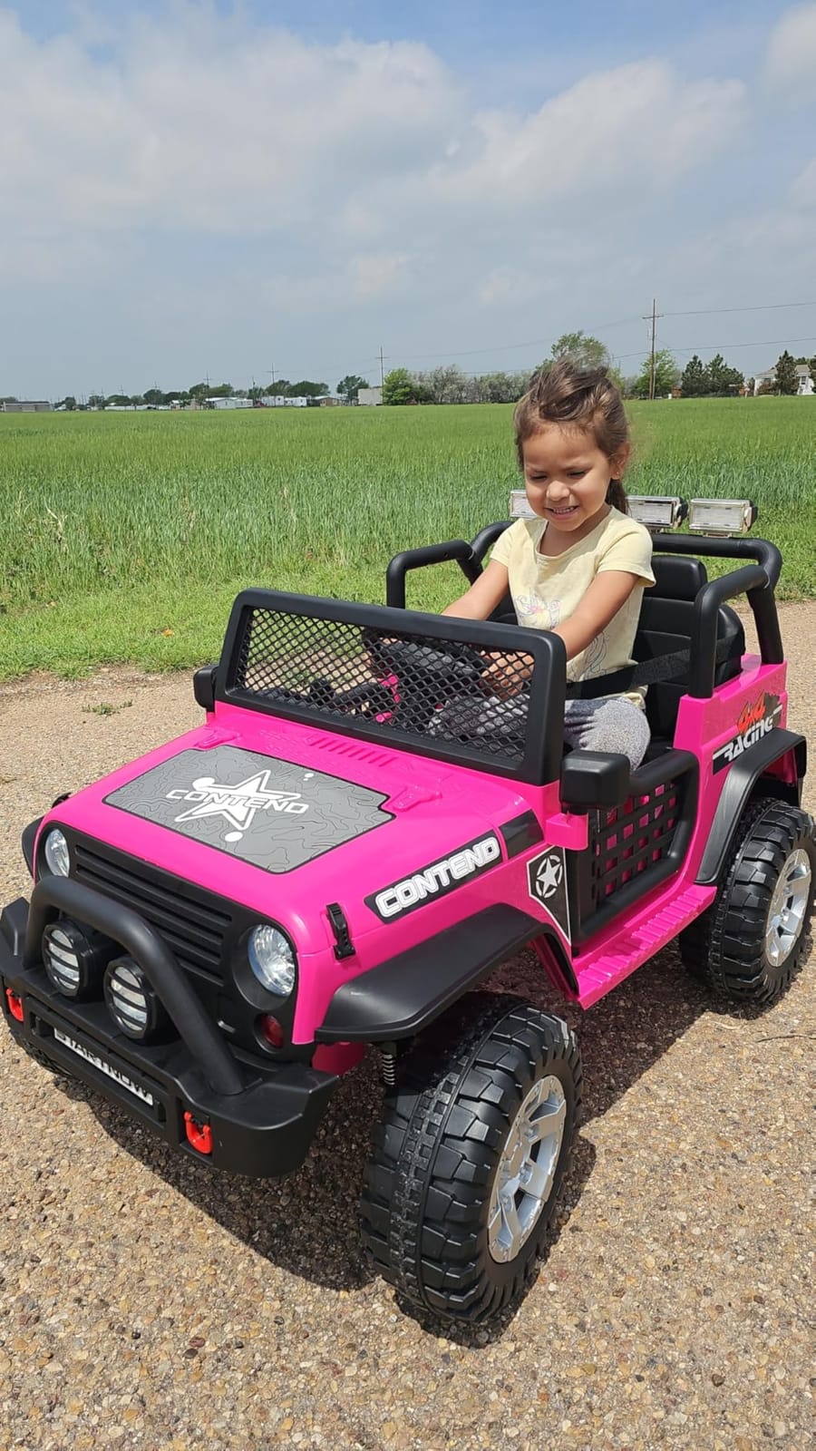 SEHOMY 12V 2 Seater Electric Car for Kids 110LB Max with Parent Remote | Pink Power Wheels Truck ride on toys, 3 Speeds, Spring Suspension, LED Lights, Music, Kids Electric Vehicles customer photo 2