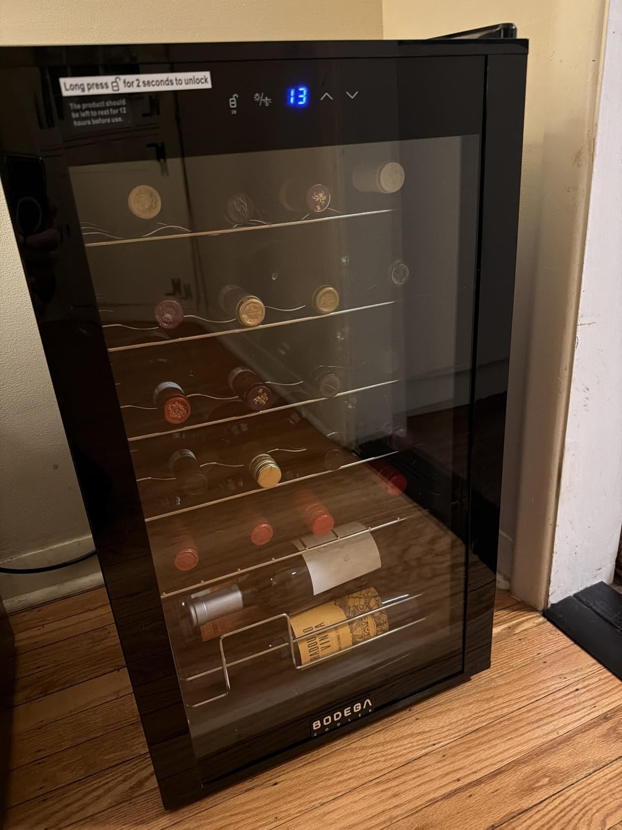 BODEGA COOLER 28 Bottle Wine Fridge, Cooler for Kitchen, Office, Room & bar customer photo 2