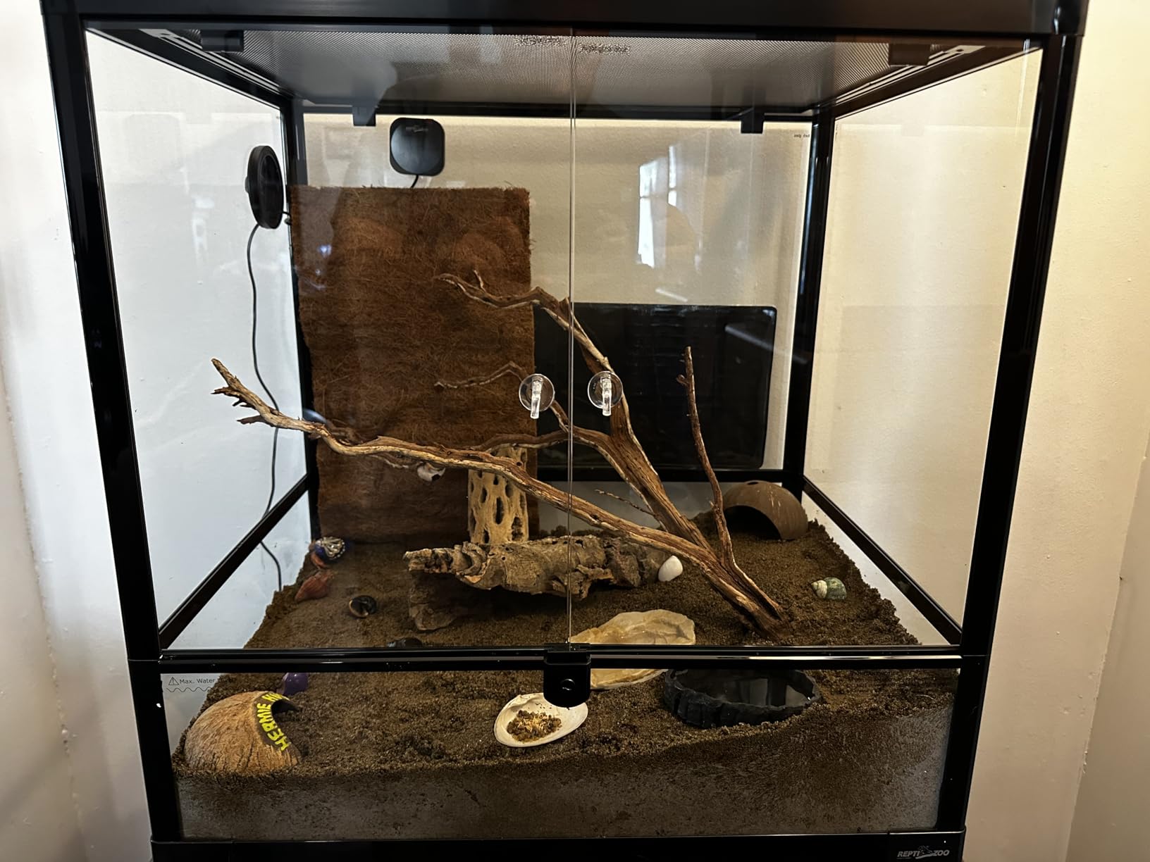 REPTIZOO 60 Gallon Glass Reptile Tank, 24