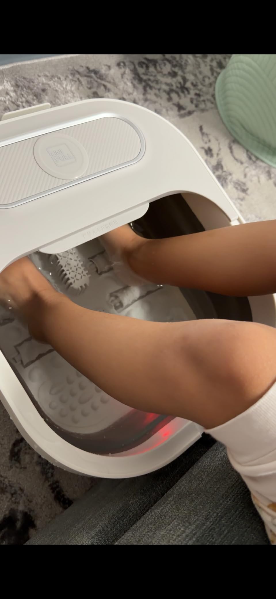 UNIFULL Collapsible Foot Spa Bath with Heat and Remote Control customer photo 1