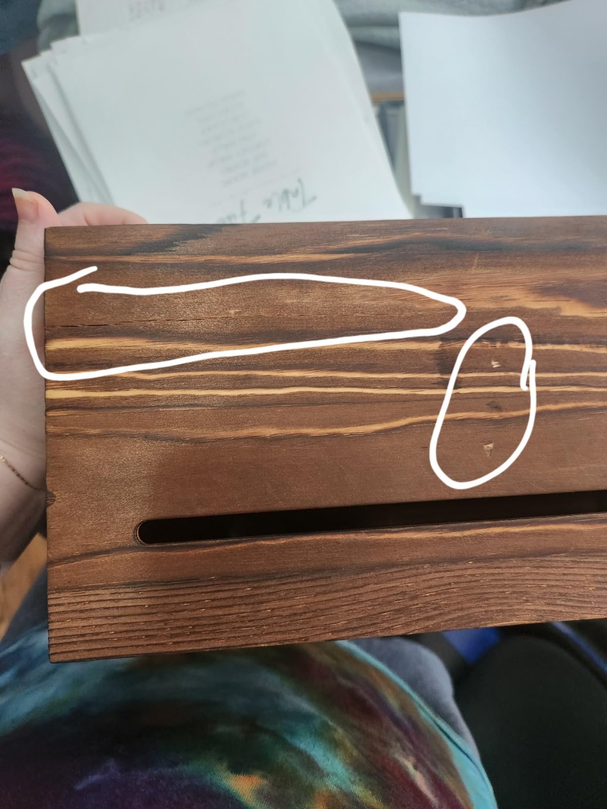 MDLUU Wood Wedding Card Box, Rustic Wedding Money Case with Lock, Envelope Holder Card Receiving Box for Reception, Birthday Party (Brown) customer photo 2