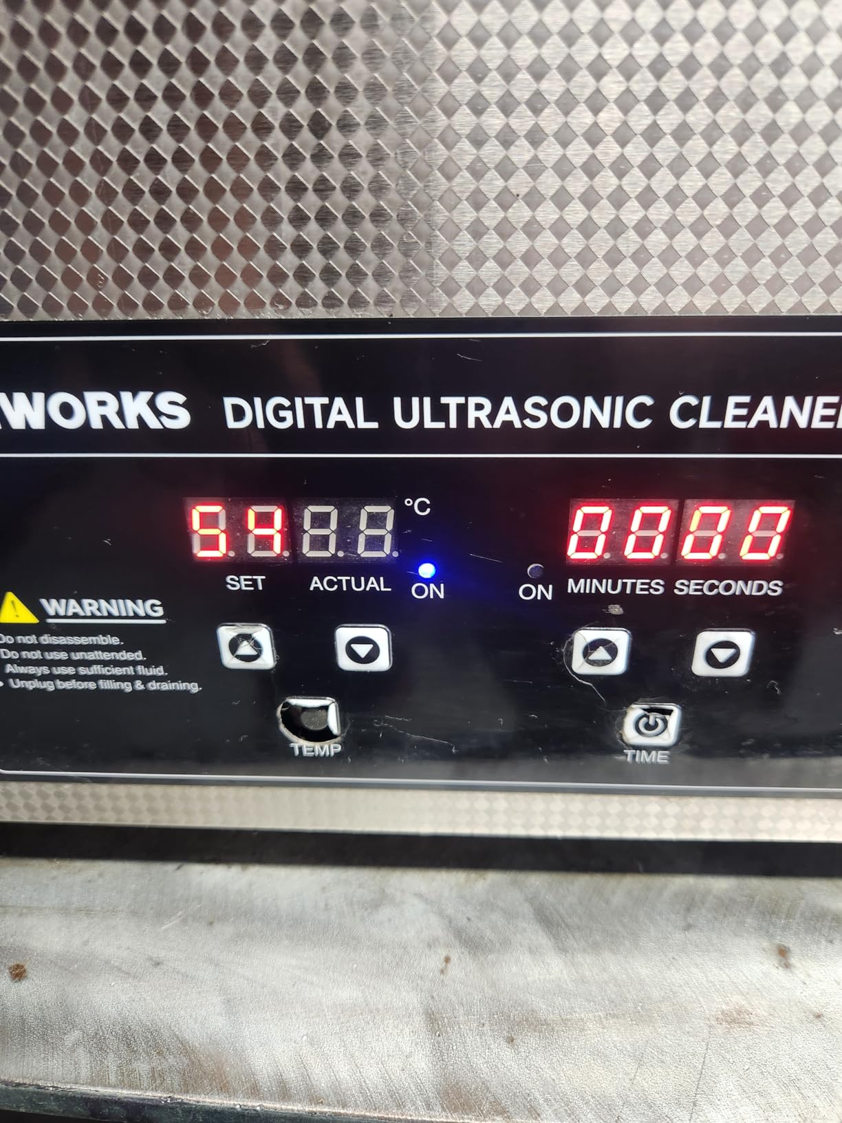 CREWORKS 30L Digital Ultrasonic Cleaning Machine with Heater and Timer | 600W Stainless Steel Ultrasonic Cleaner Machine, 7.9 gal Ultrasonic Parts Cleaner for Retainer Glasses Auto Tool Machine Part customer photo 1