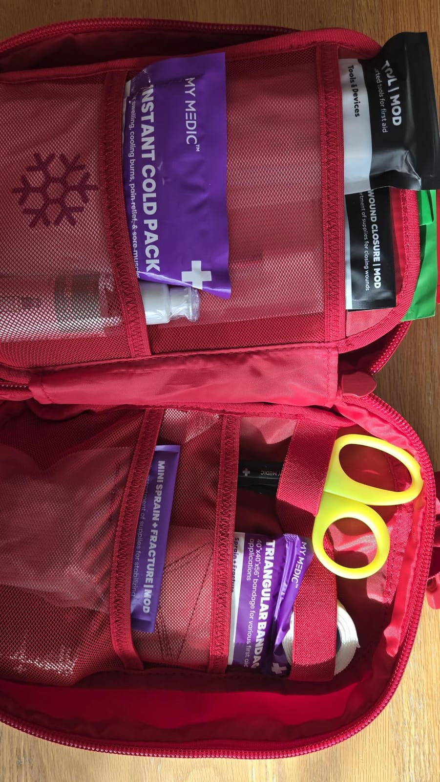MY MEDIC MyFAK Standard IFAK First Aid Kit & Medic Kit - HSA FSA Items - Built in USA - Medical Supplies & First Aid Essentials for Home, Auto & Family Emergency Preparedness - Family Medical Bag, Red customer photo 2