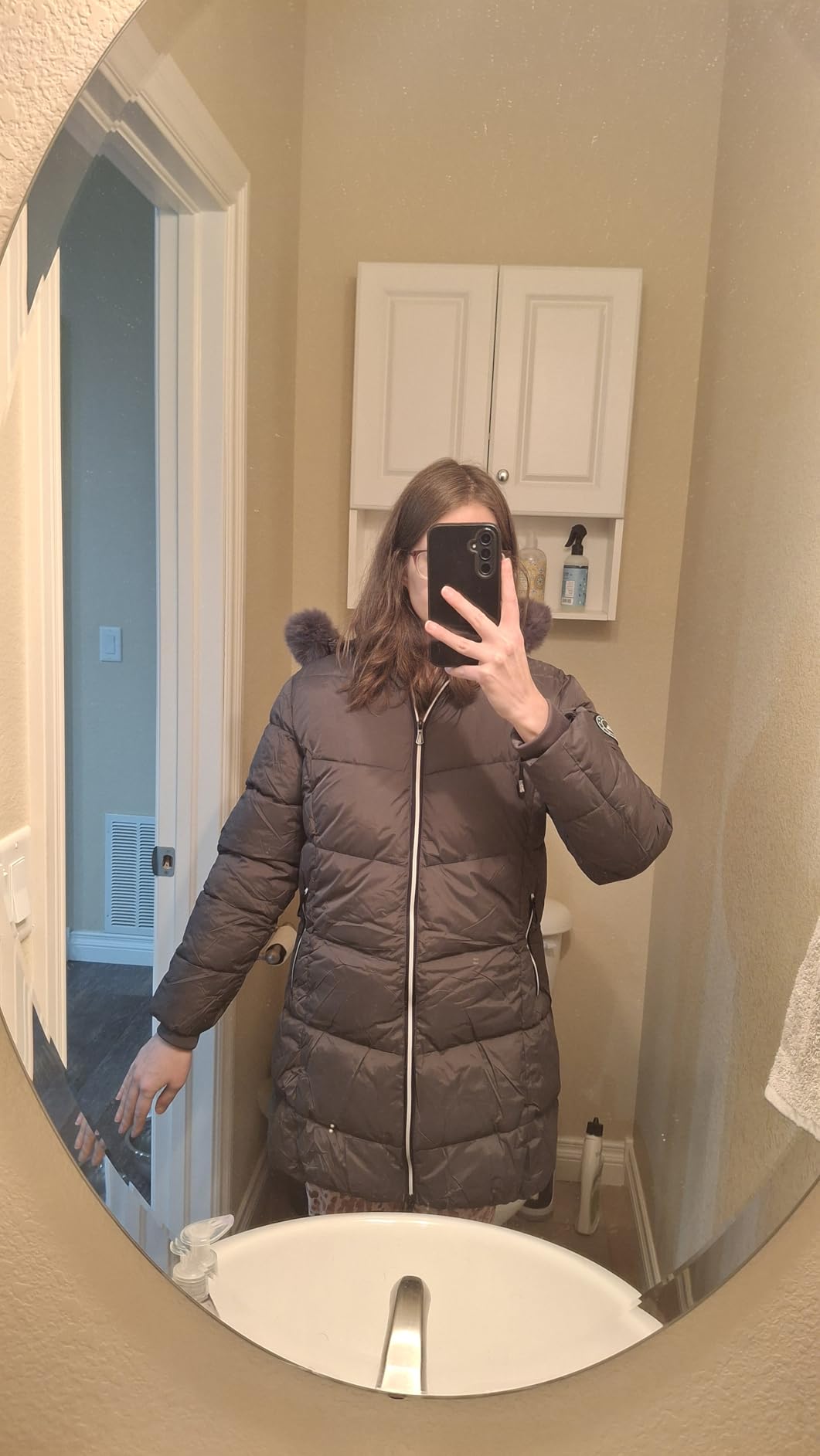 Women's Long Warm Winter Puffer Jacket Lightweight Fashions Down Coats customer photo 1