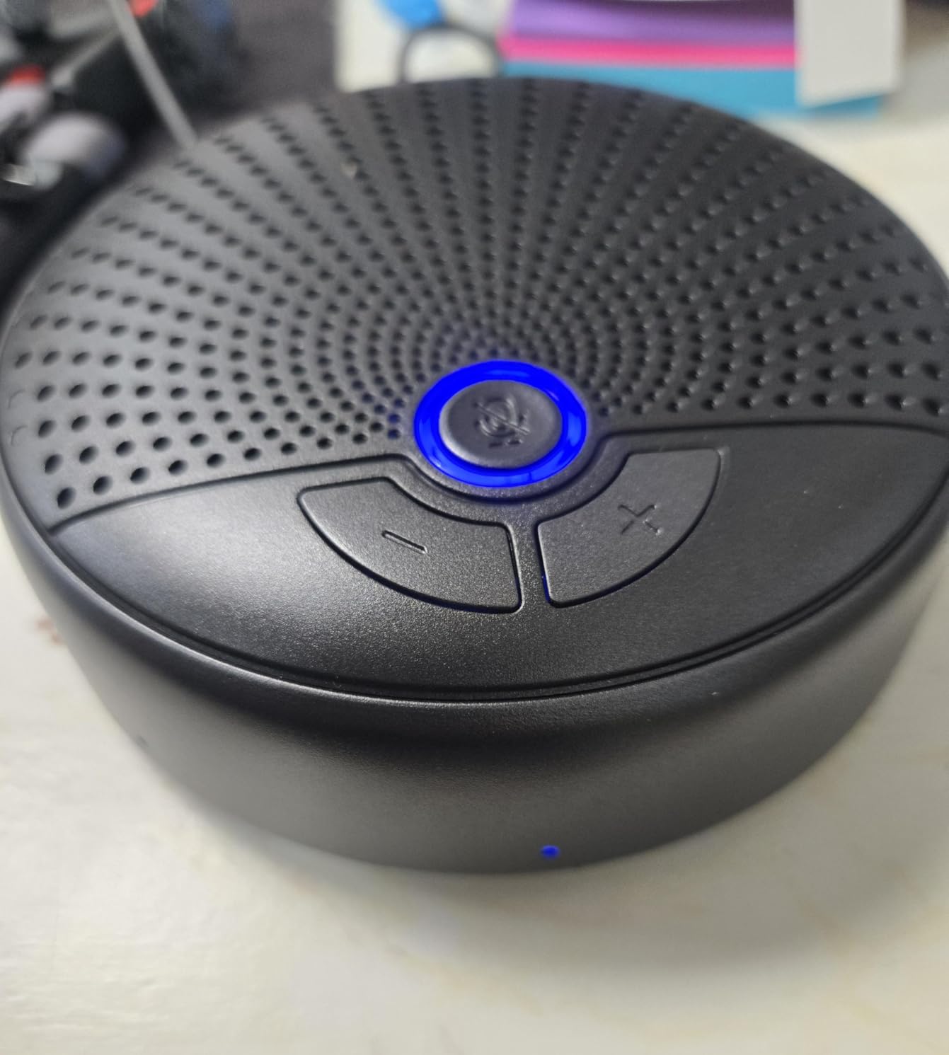 CM300 Conference Speaker with 10 Wireless AI Mics, 360° Pickup, 65FT Range, Noise Reduction, Echo Cancellation, Full Duplex USB Speakerphone for 10-Person Meetings, Zoom and Microsoft Teams customer photo 1