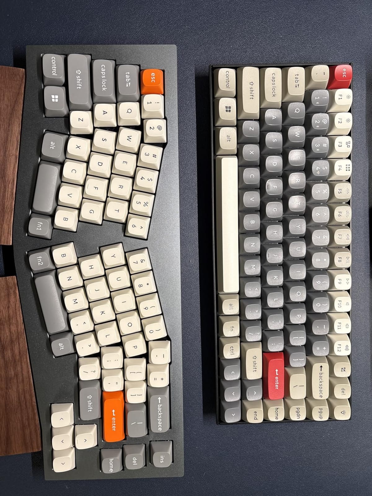 Keychron OSA Profile Double-Shot PBT Keycap Full Keycap Set (141 Keys) - White on Black, Compatible with MX Mechanical Switches, Non-Shine-Through, Fits ANSI Layouts (100%, TKL, 96%, 75%, 65%, 60%) customer photo 1