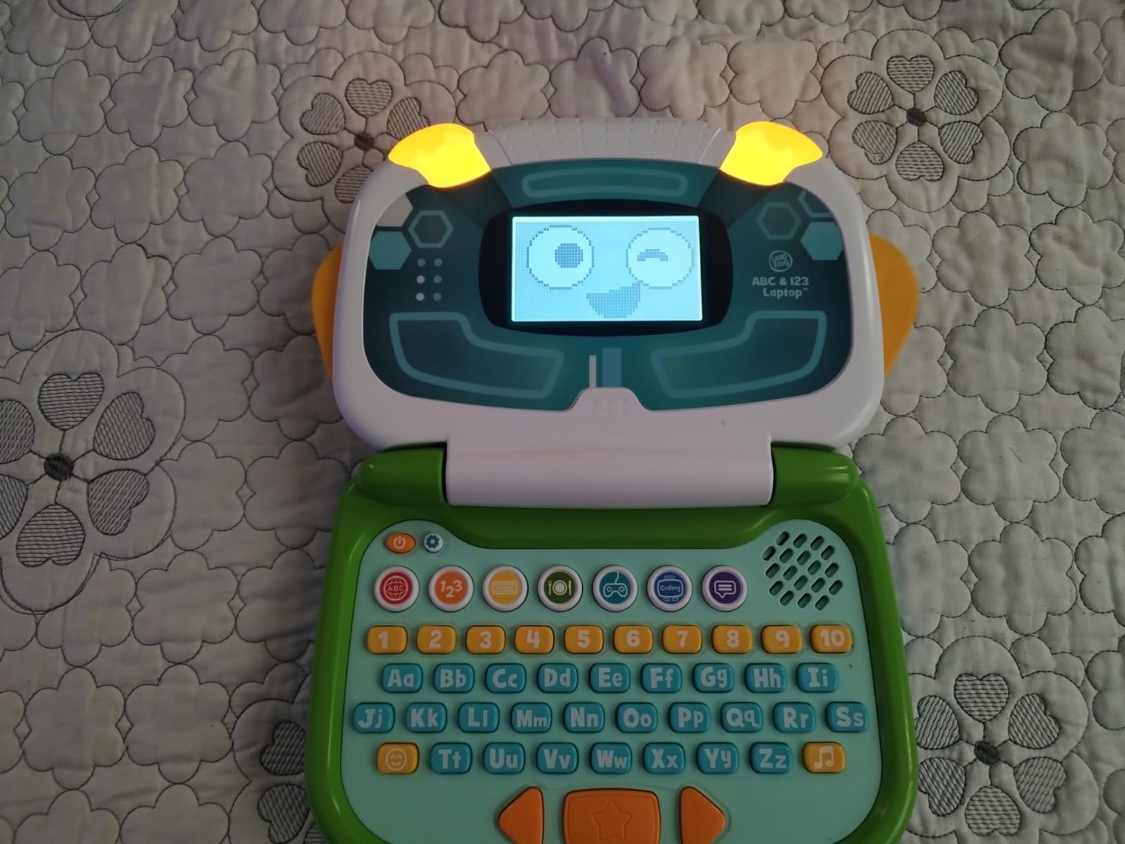 LeapFrog ABC and 123 Laptop for Preschoolers Ages 3-7 Years, Green customer photo 2
