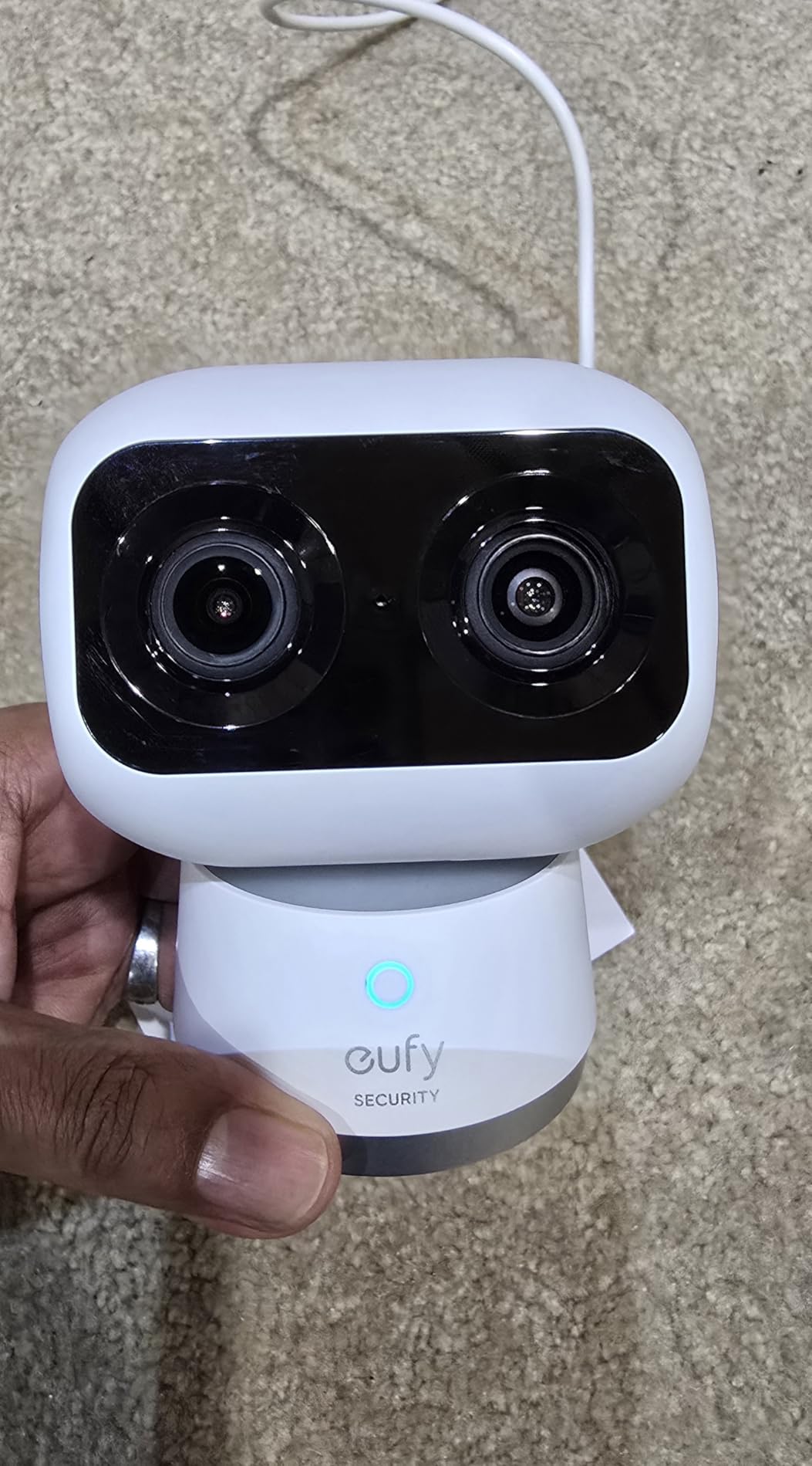 eufy Security 4K Indoor Cam S350, No Subscription, Dual Cameras, 8× Zoom customer photo 1