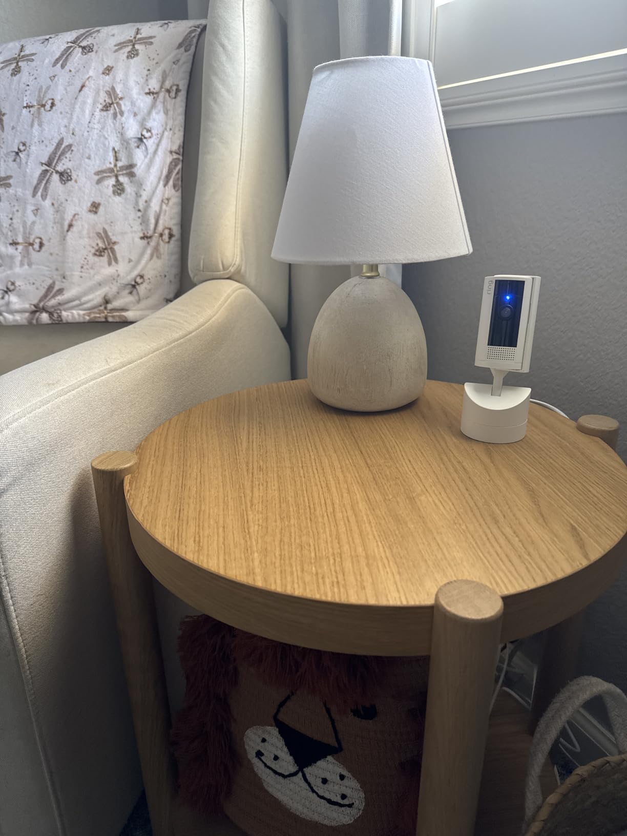 Ring Pan-Tilt Indoor Cam (newest model) — See all around your home or business with 360° pan coverage, HD video, plus Two-Way Talk (2024 release), White customer photo 1