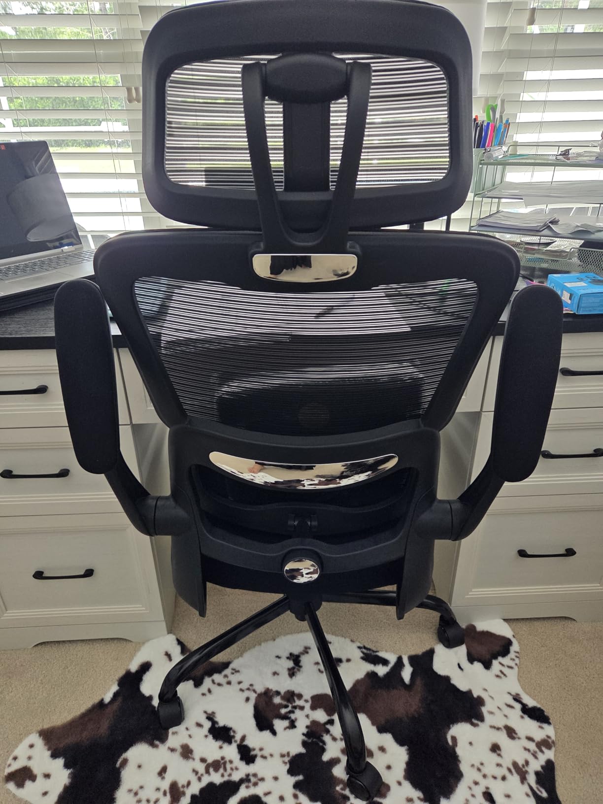 TRALT Office Chair Ergonomic Desk Chair - Gaming Chair with Lumbar Support | 330 LBS Home Office Desk Chairs with Headrest, Reading Chair with Flip-up Armrests, Comfortable Computer Chairs (1, Black) customer photo 1