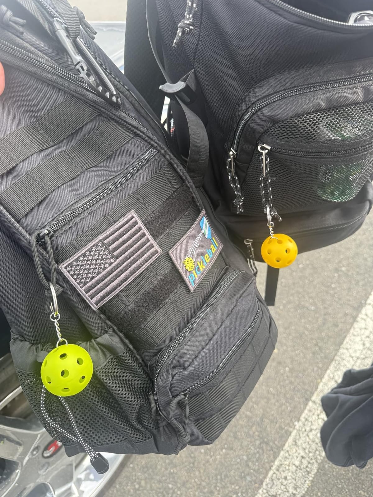 Pickleball Bag, Tactical Pickleball Backpack for Men Women customer photo 2