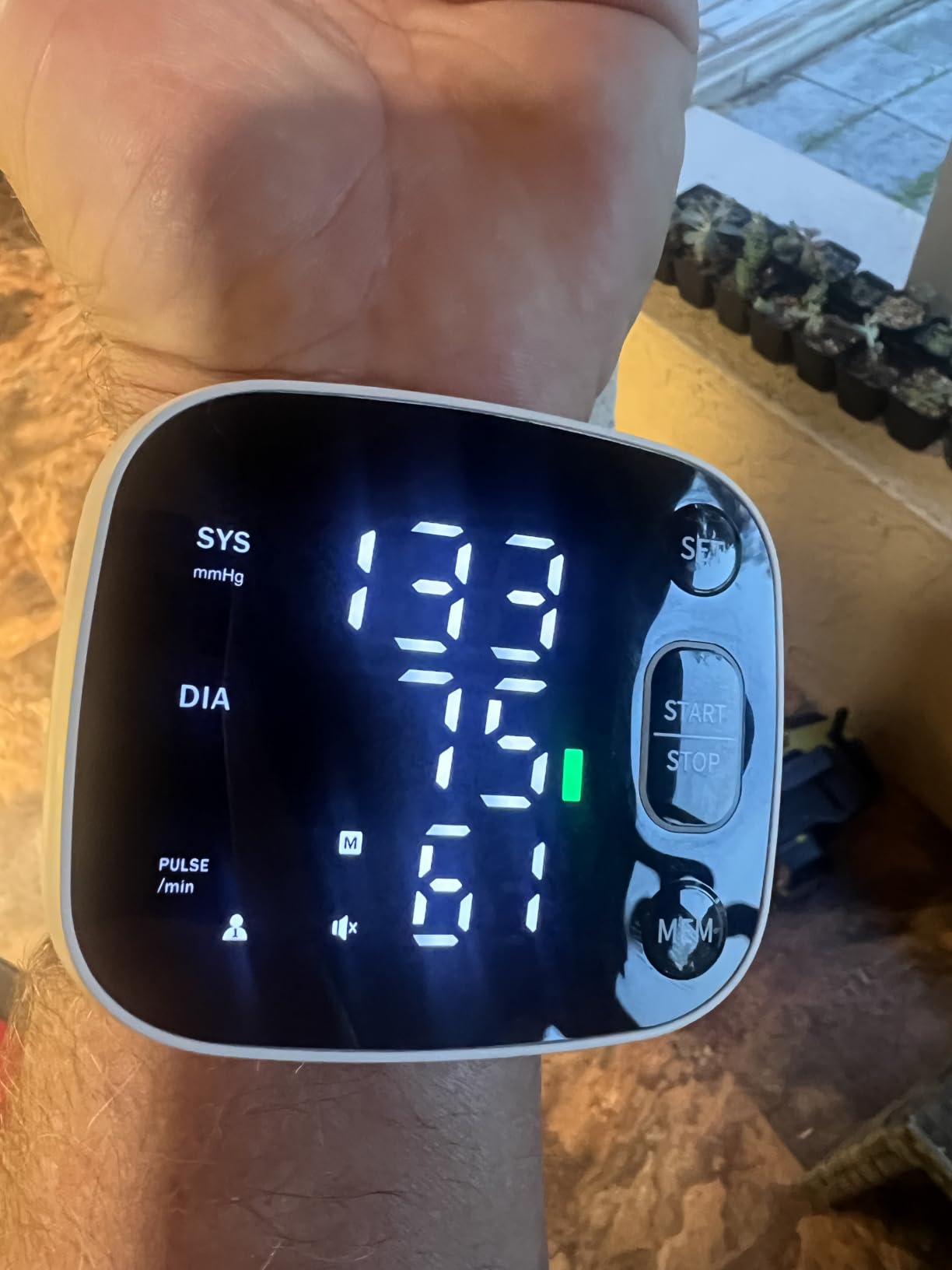 Oklar Wrist Blood Pressure Monitor, FDA Cleared Rechargeable BP Machine customer photo 1