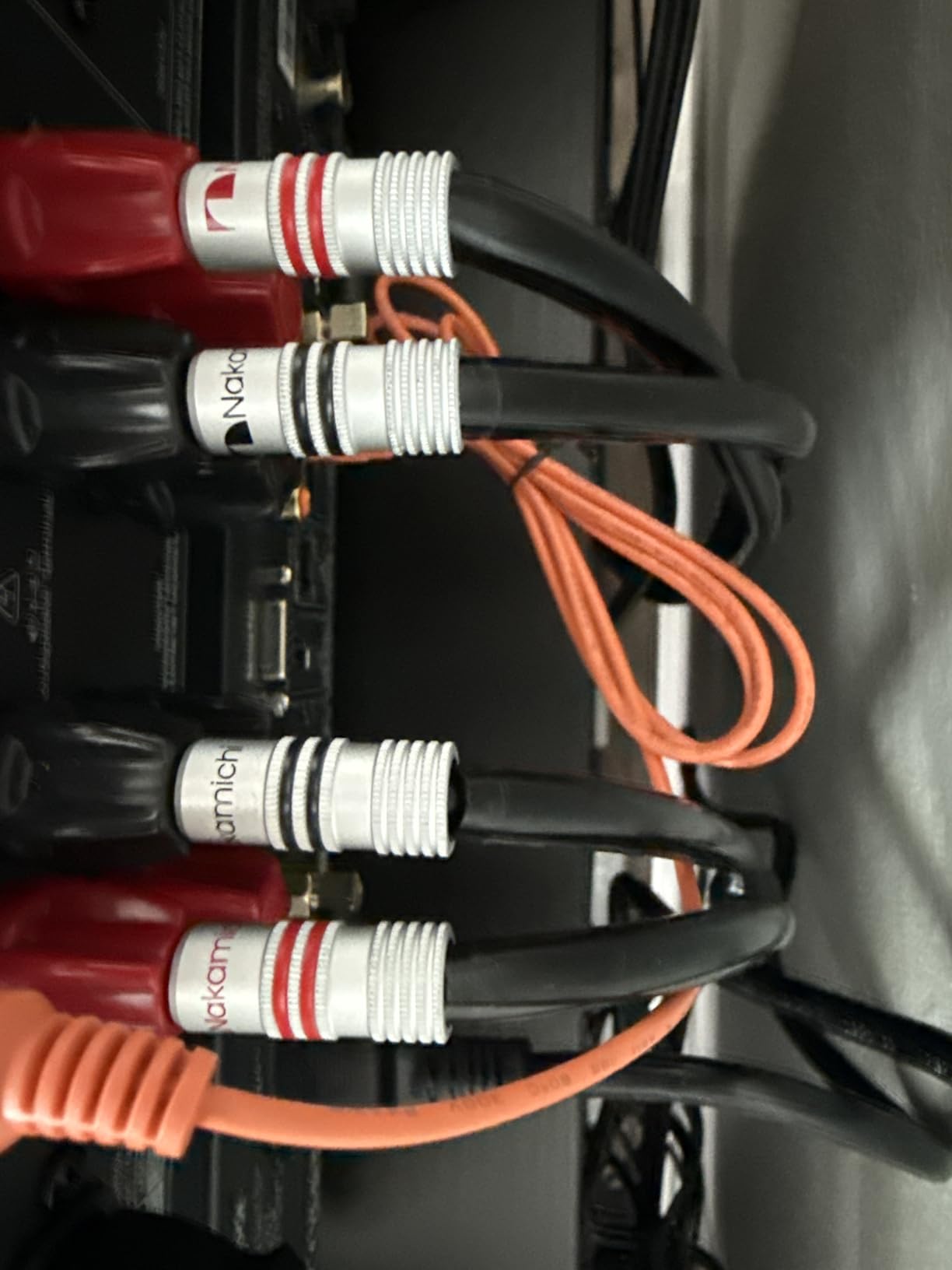 Nakamichi 24k Gold Plated Banana Plugs with 12 AWG Speaker Cable 99.9% OFC customer photo 1