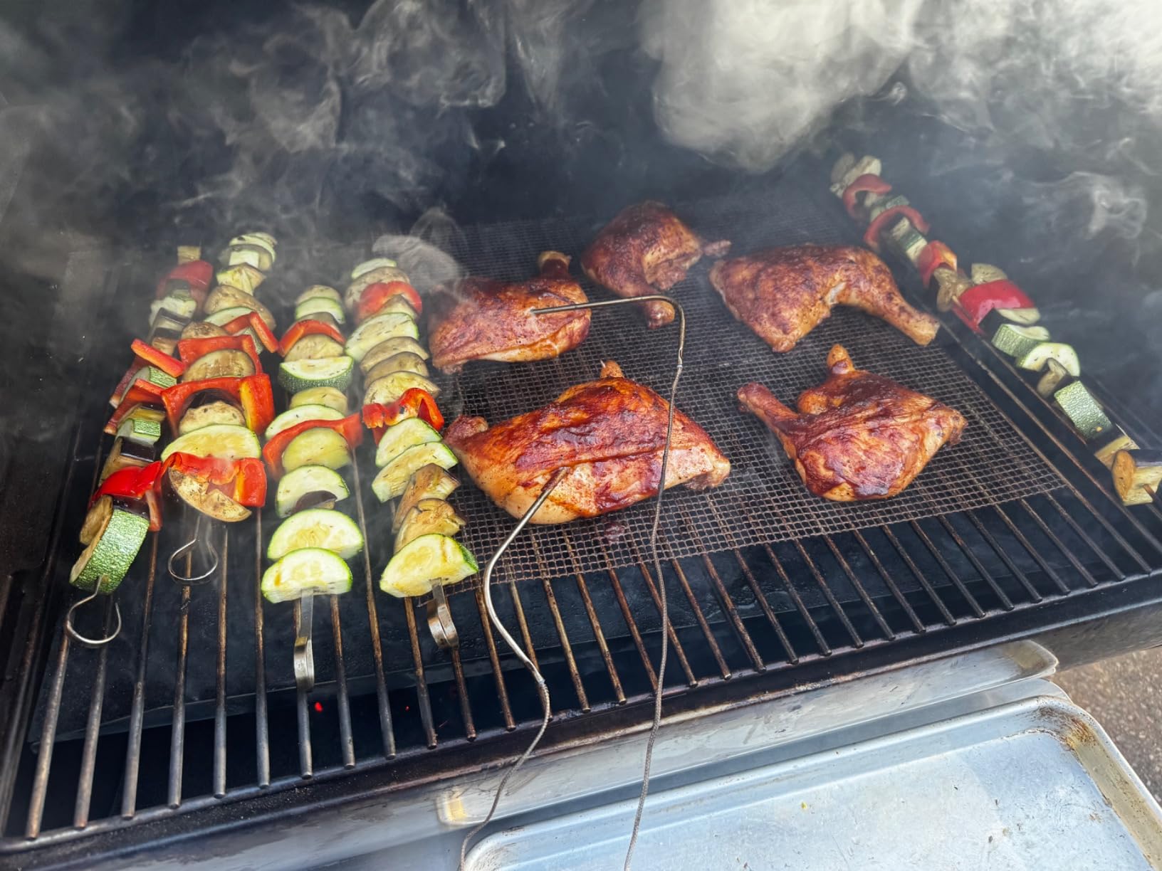 recteq DualFire 1200 Wood Pellet Smoker Grill, Wi-Fi Electric Pellet Grills, Dual Chambers for Hot and Fast + Low and Slow Cooking customer photo 2