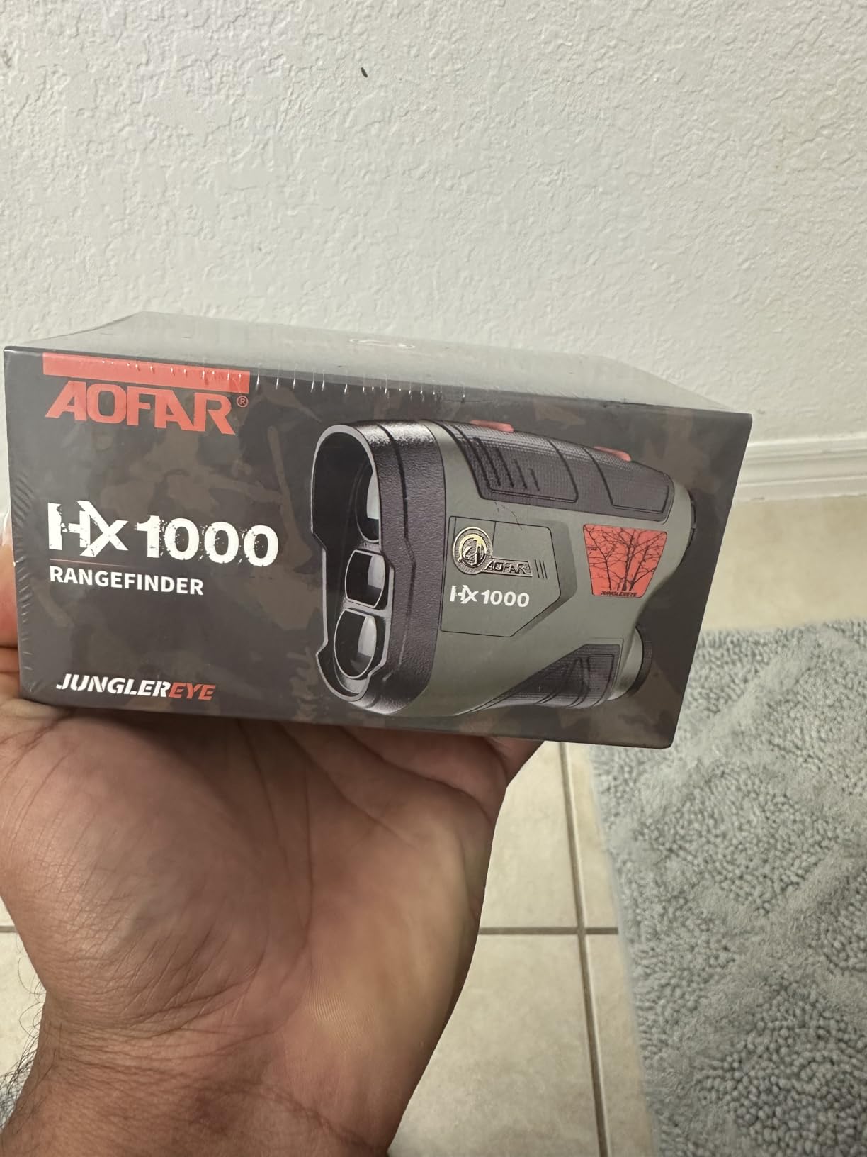 AOFAR HX1000 Range Finder for Hunting Archery, 1000 Yards with Angle and Horizontal Distance, Shooting Rangefinder for Rifle. Range, Scan, Speed Mode for hunter. Waterproof customer photo 1