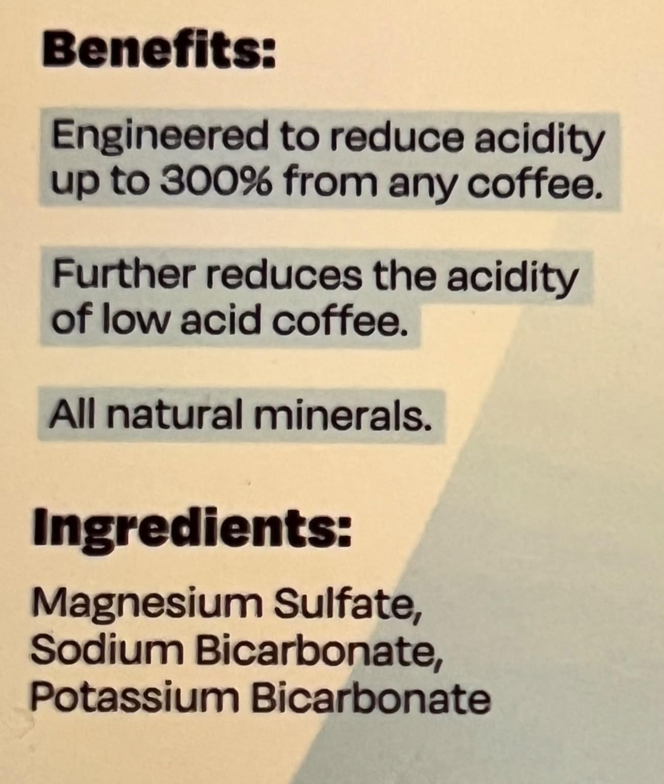 Third Wave Water Low Acid Coffee Profile - 12ct 1 Gallon Sticks for Making Any Coffee Beans, Grounds, or K Cups Low Acid customer photo 2