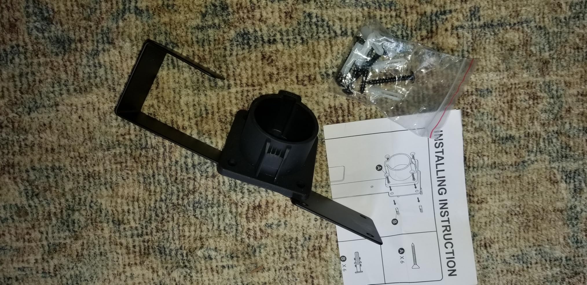 EV Charger Holder-J1772 Connector, Nozzle Holster Dock and J-Hook Combination, EV Cable Holder Wall-Mount Electric Vehicle Charger customer photo 1