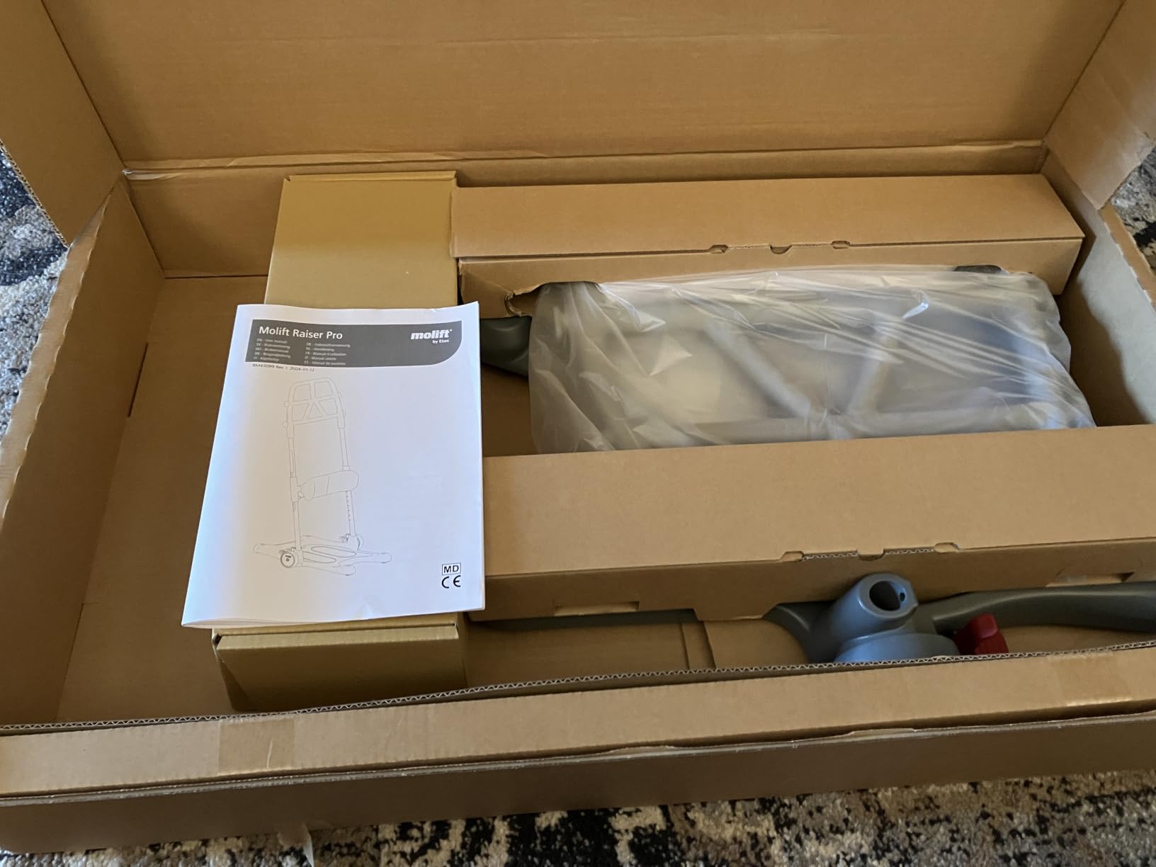 Molift Raiser Pro Sit to Stand Lift for Elderly, Portable Stand Assist customer photo 2