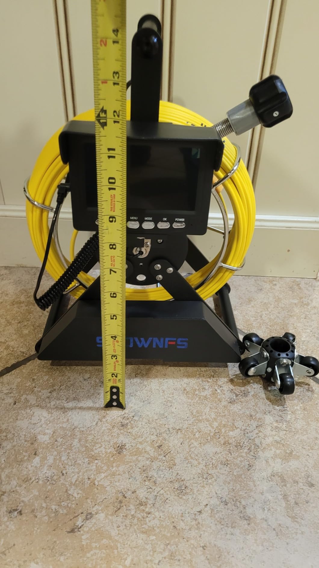 Sewer Camera 100ft/30m,Drain Camera with 12pcs Light, 4.3