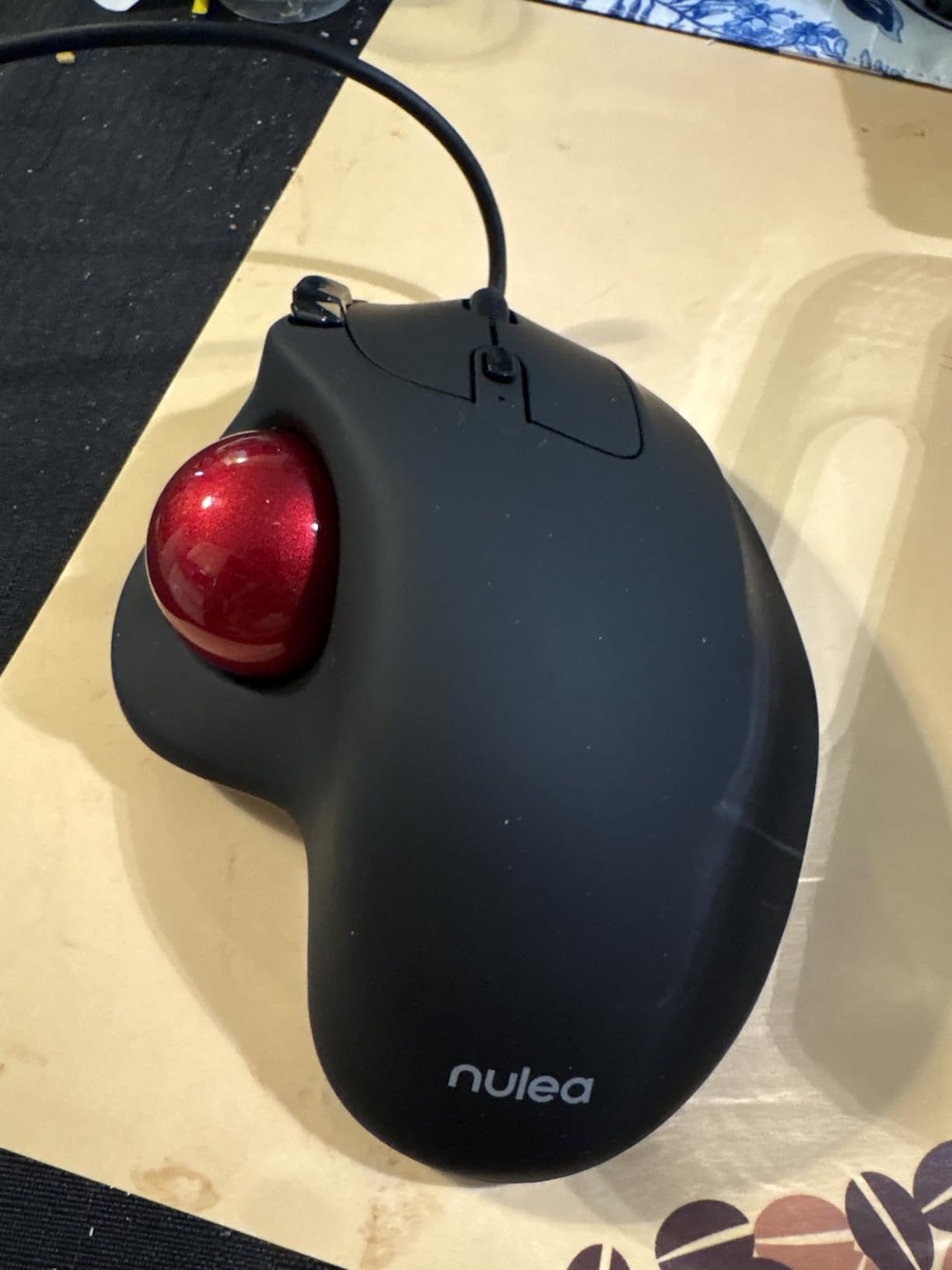 Nulea M509 Wired Trackball Mouse Ergonomic Thumb Control Type C USB customer photo 1