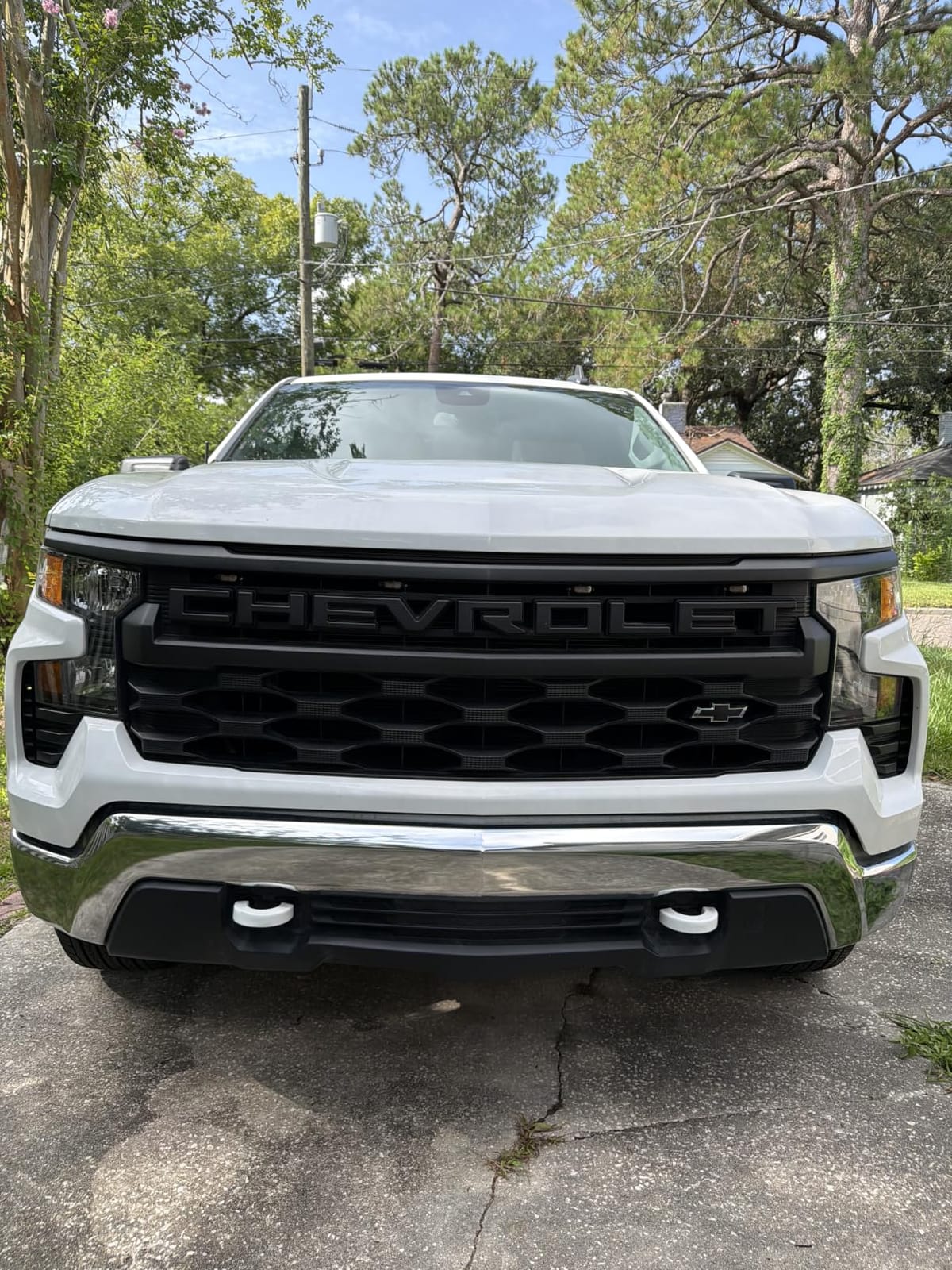 Dickno 4PCS Car Grille Lights, Bright Amber LED Grill Lights with Wiring Harness, Waterproof Front Grill Trim Lamps, Vehicle Exterior Grille Lamps Compatible with F150 F250 F350 (Black+Yellow) customer photo 1