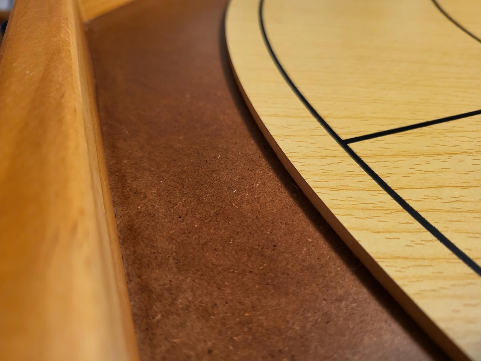 30 Inch Tournament Crokinole Board Game with 22” Playing Surface, Metal Peg customer photo 1