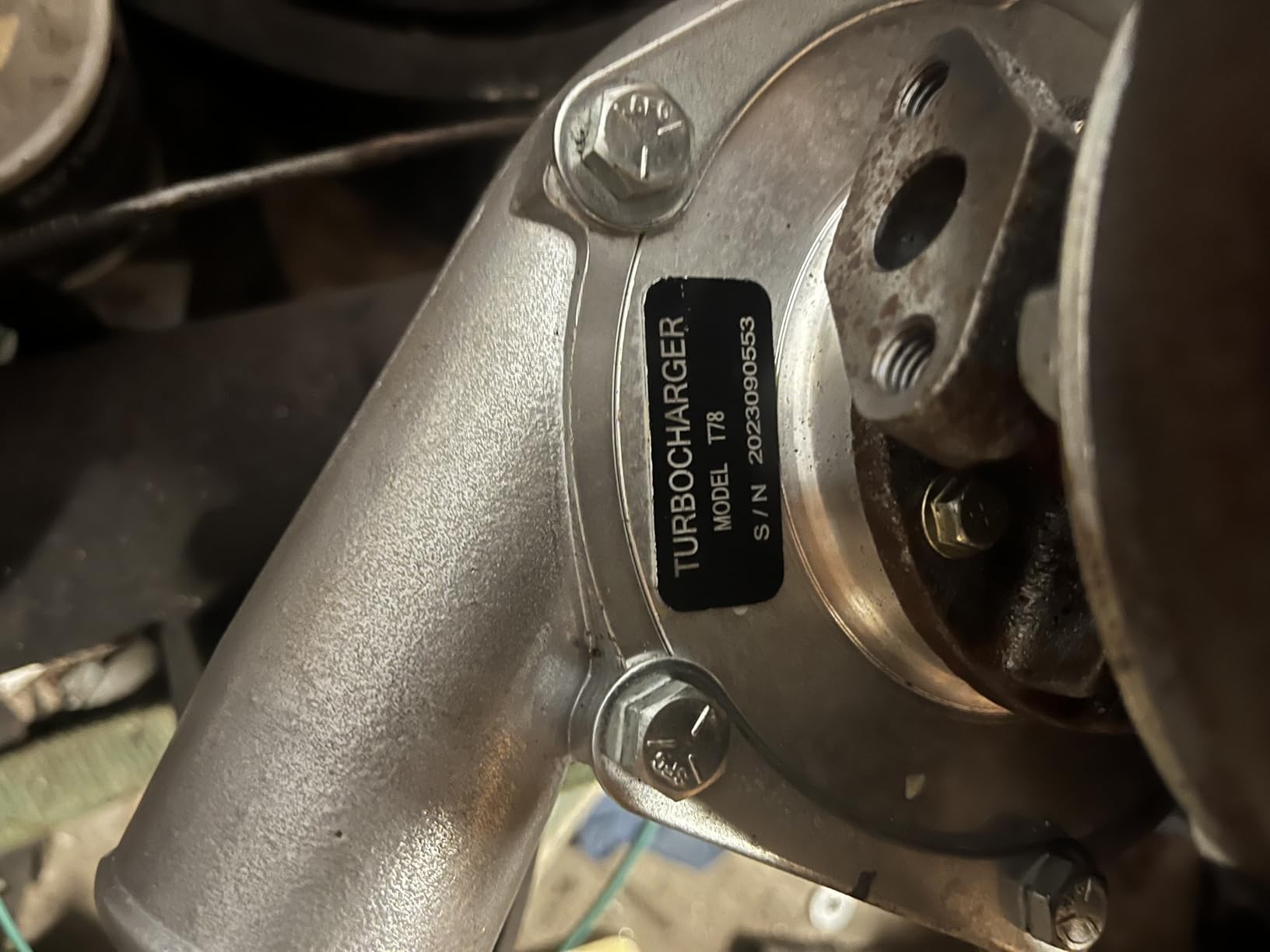 T4 Turbo Blanket Heat Shield cover wrap for Turbocharger with Fastener Springs (black) customer photo 2
