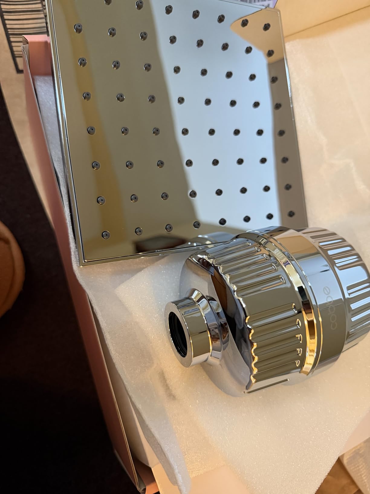 Cobbe High Pressure Filtered Shower Head with Filters for Hard Water Combo customer photo 2