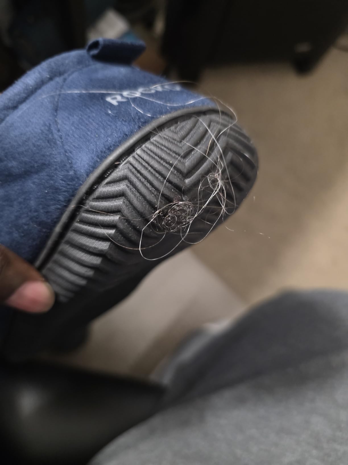 Men's Closed-Back Memory Foam Slippers customer photo 1