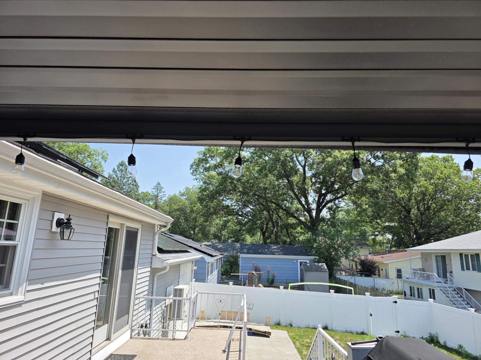 MIRADOR 80S Louvered Pergola 10' x 10', Modern Style with Adjustable Louvers for Outdoor Roof, Garden, Easy Assembly, Durable, Charcoal customer photo 2