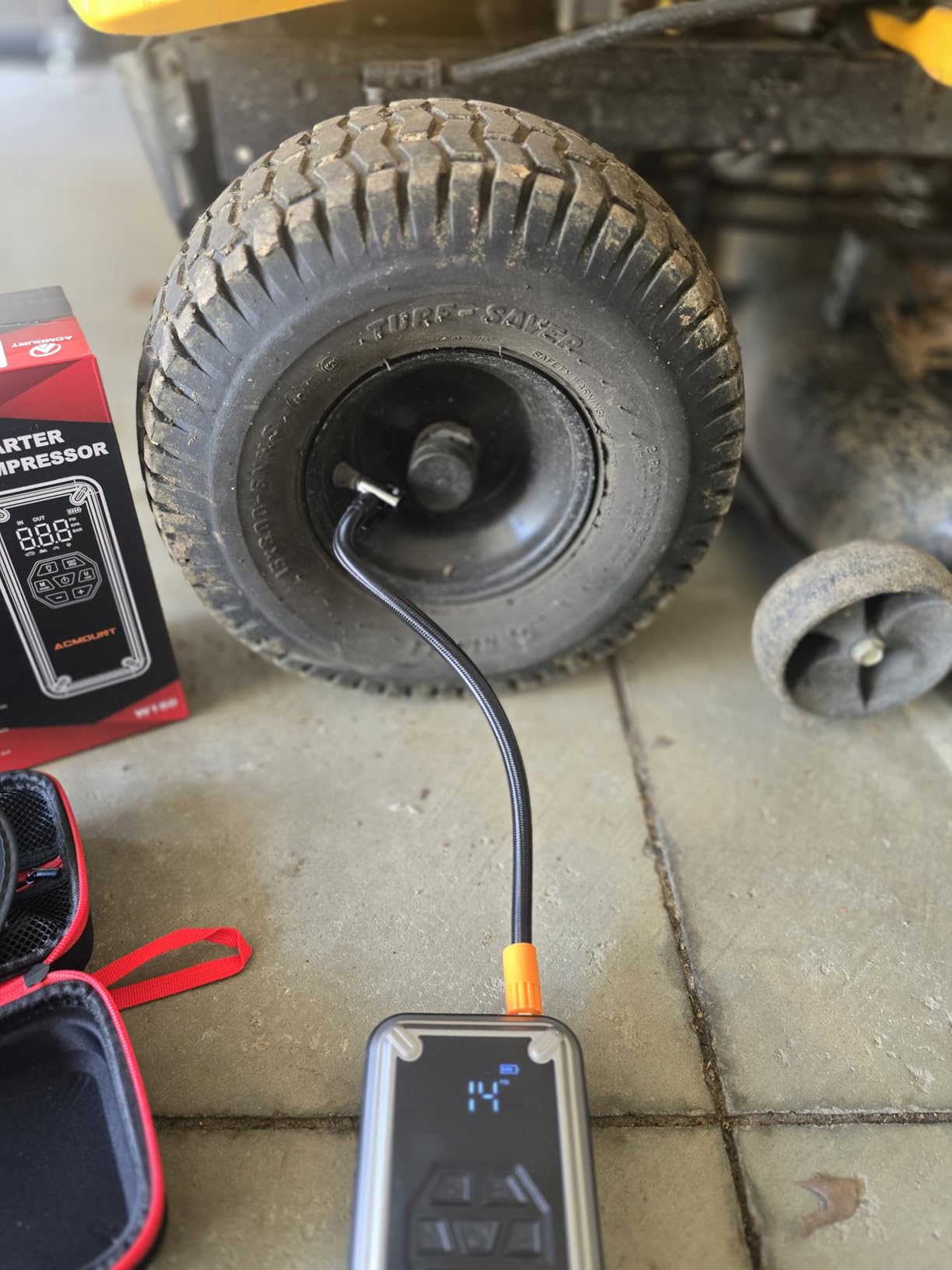 ACMOUNT W160 5000A Jump Starter with Air Compressor 150PSI, 12V Jump Box customer photo 1
