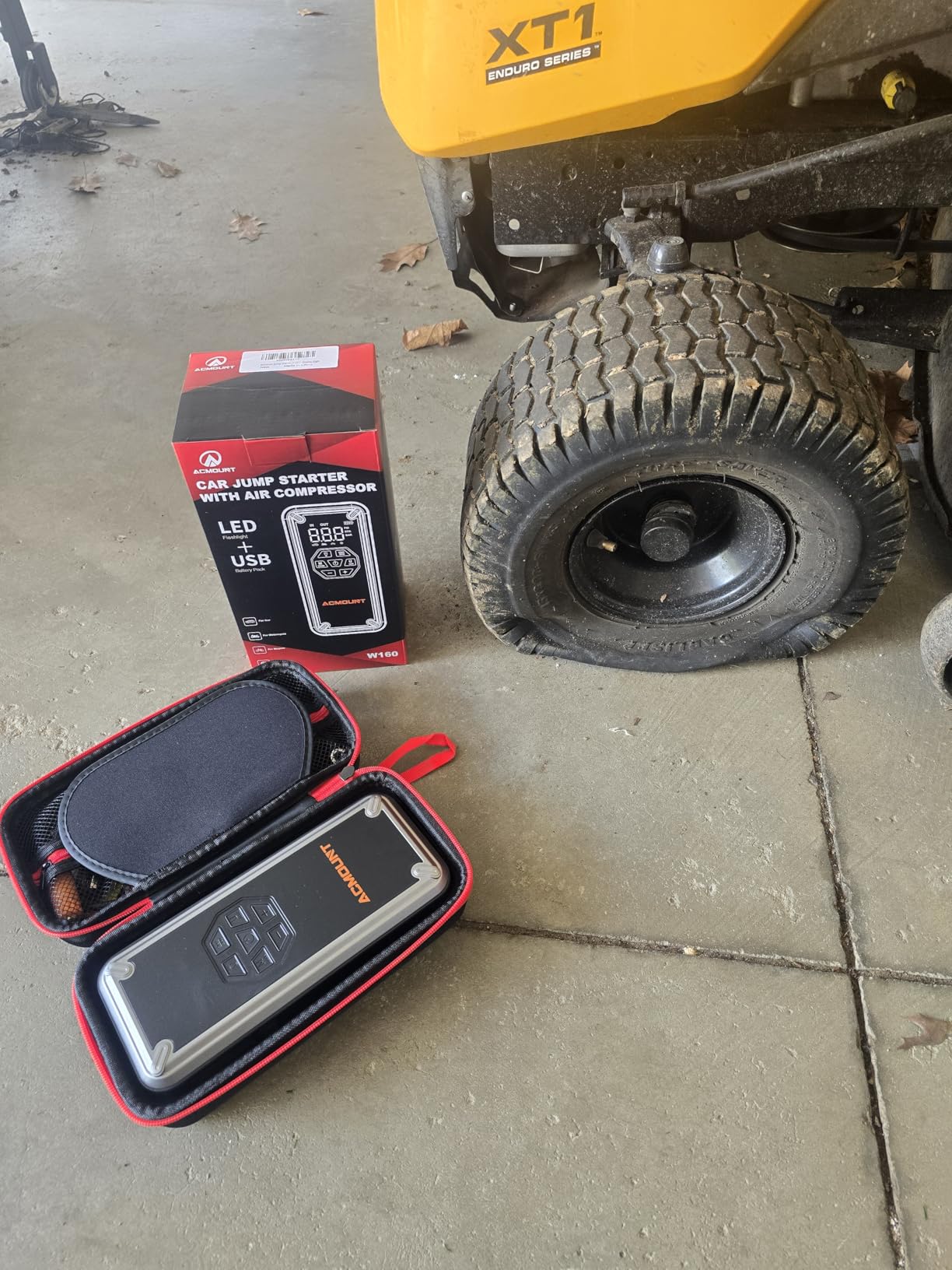 ACMOUNT W160 5000A Jump Starter with Air Compressor 150PSI, 12V Jump Box customer photo 2